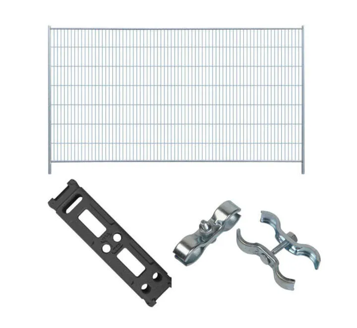 Heras Fence Panel with feet and clips