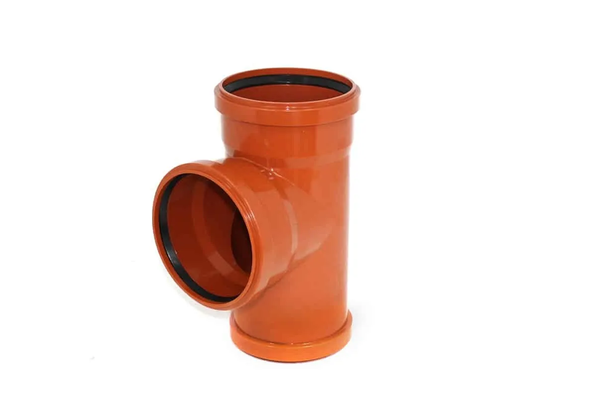  110mm T junction triple socket 