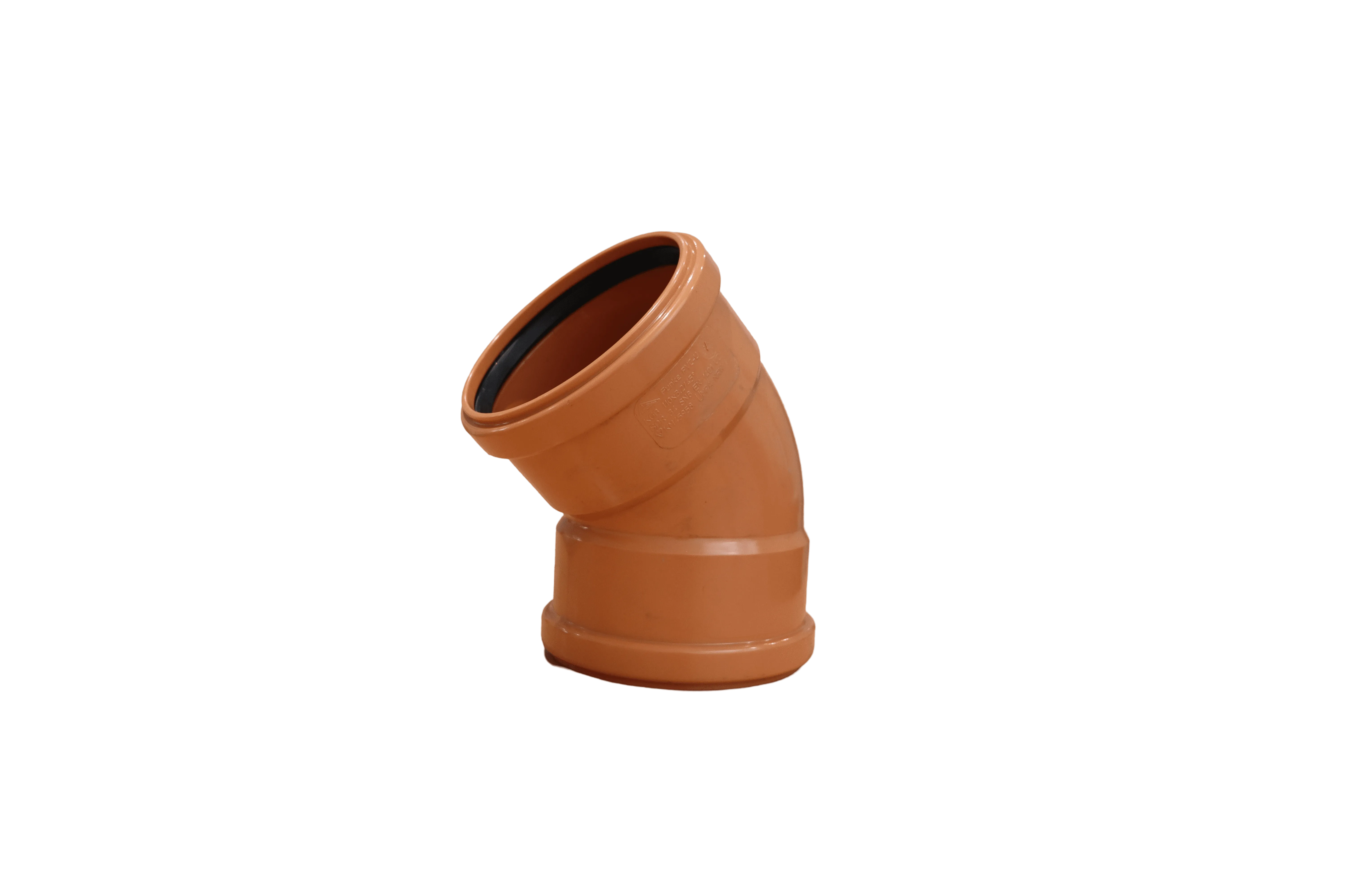  110mm 45 degree double socket bend 