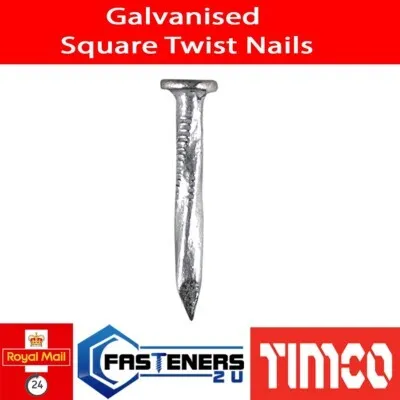 3.75x30mm Timco Twist Nail 1kg (357pk)