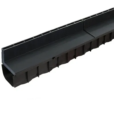  1m A15 Dakota brickslot drain black PVC top 