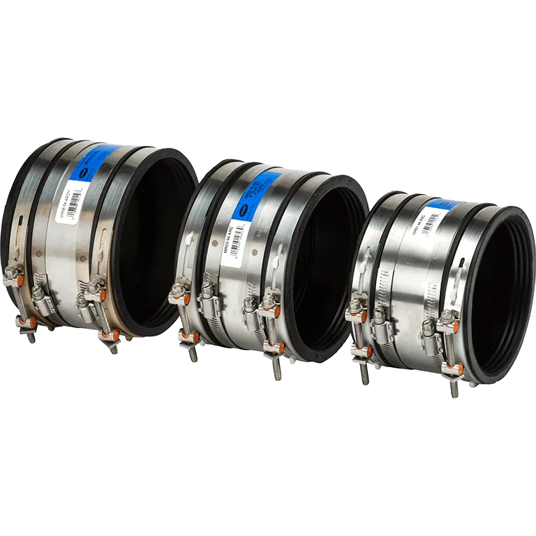  6" > 4" Rubber band seal 