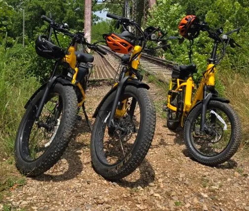 3 E-Bikes