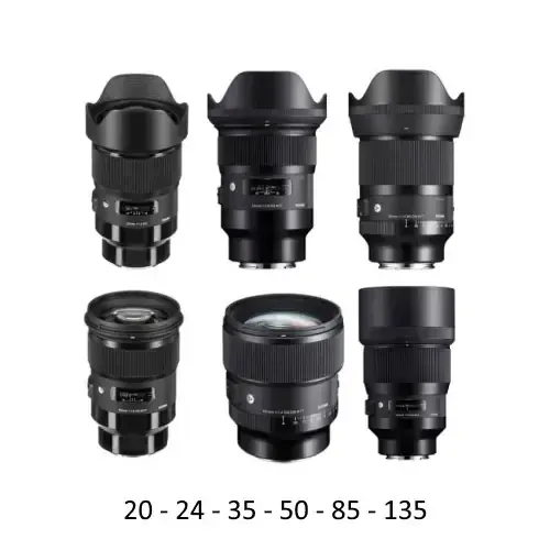 Sigma ART set (Sony FE)