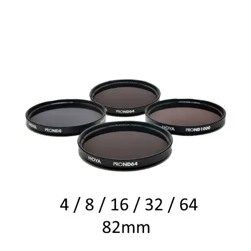 Filtry ND 82mm - zestaw 5w1