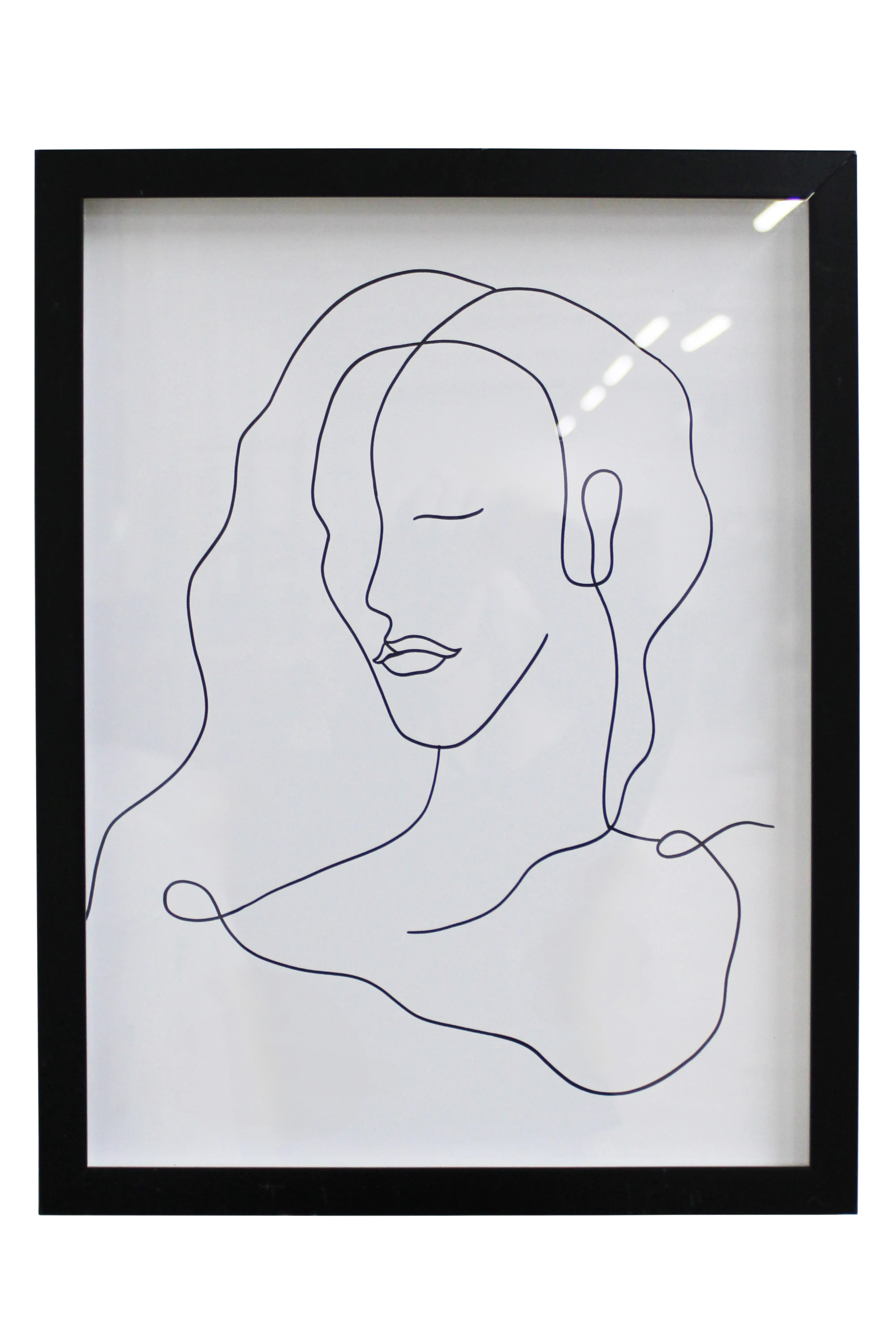 Minimalist Woman's Profile Artwork - BAW297