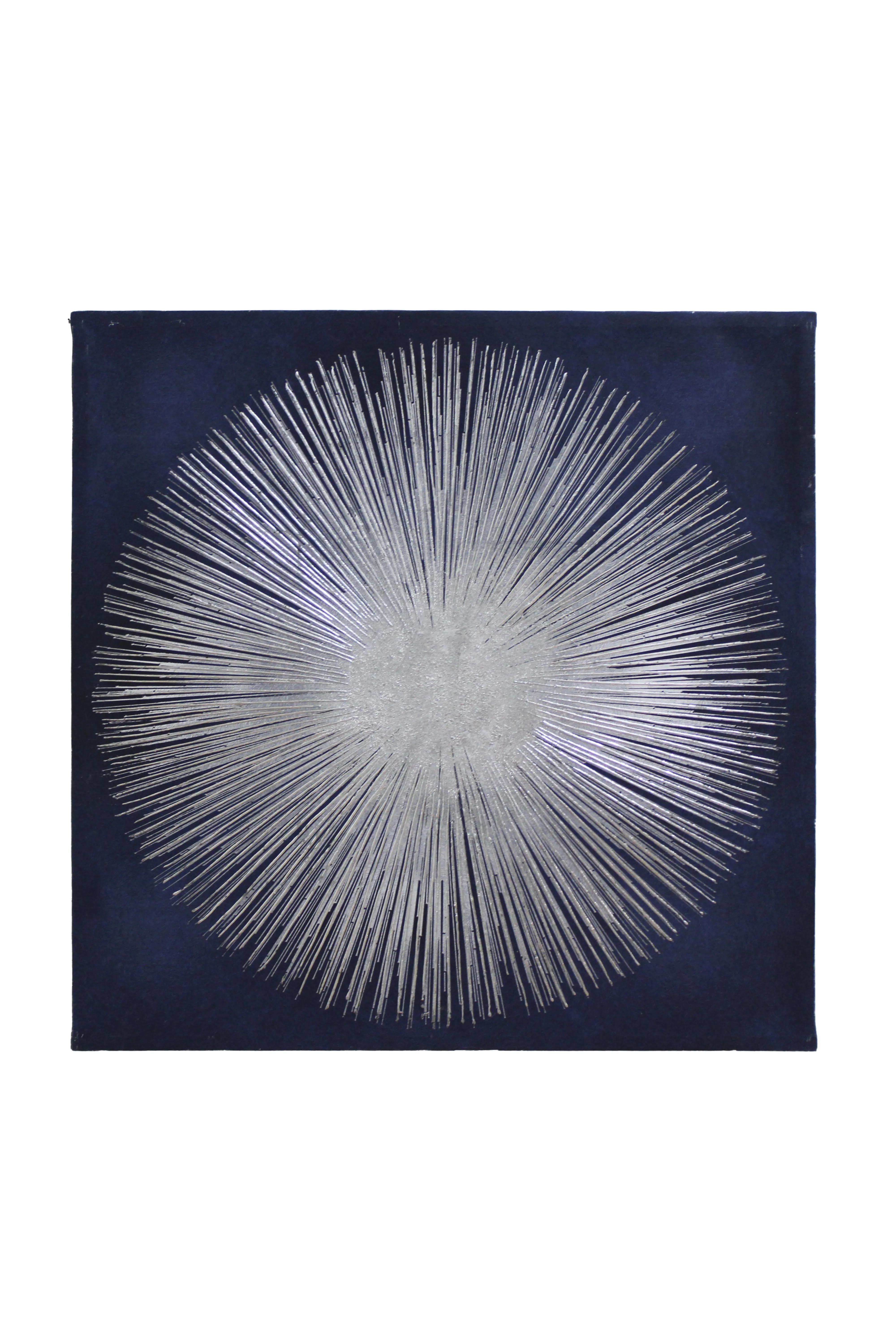 Silver Radiance Burst Artwork - CAW165