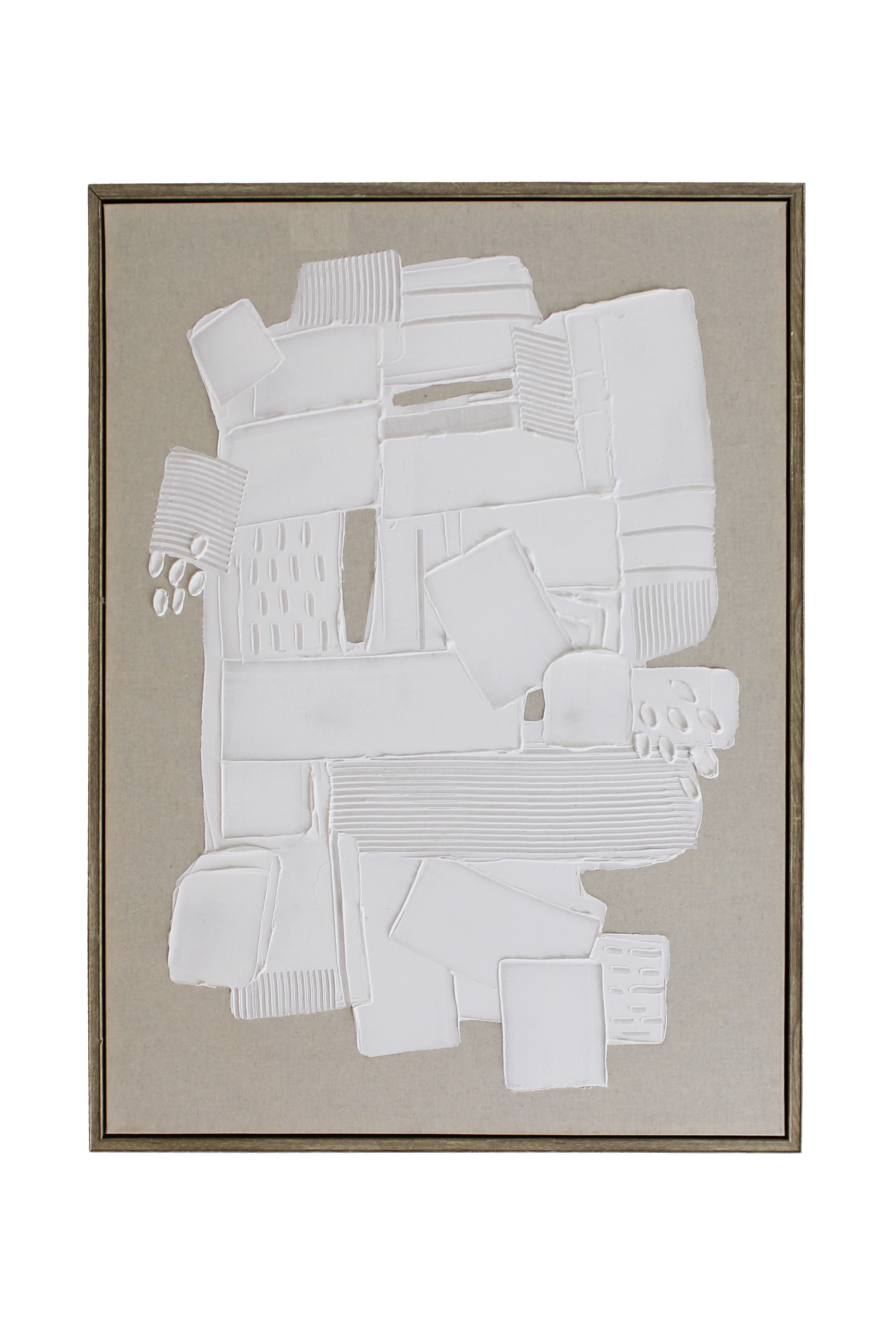 White Composition Artwork - AW65