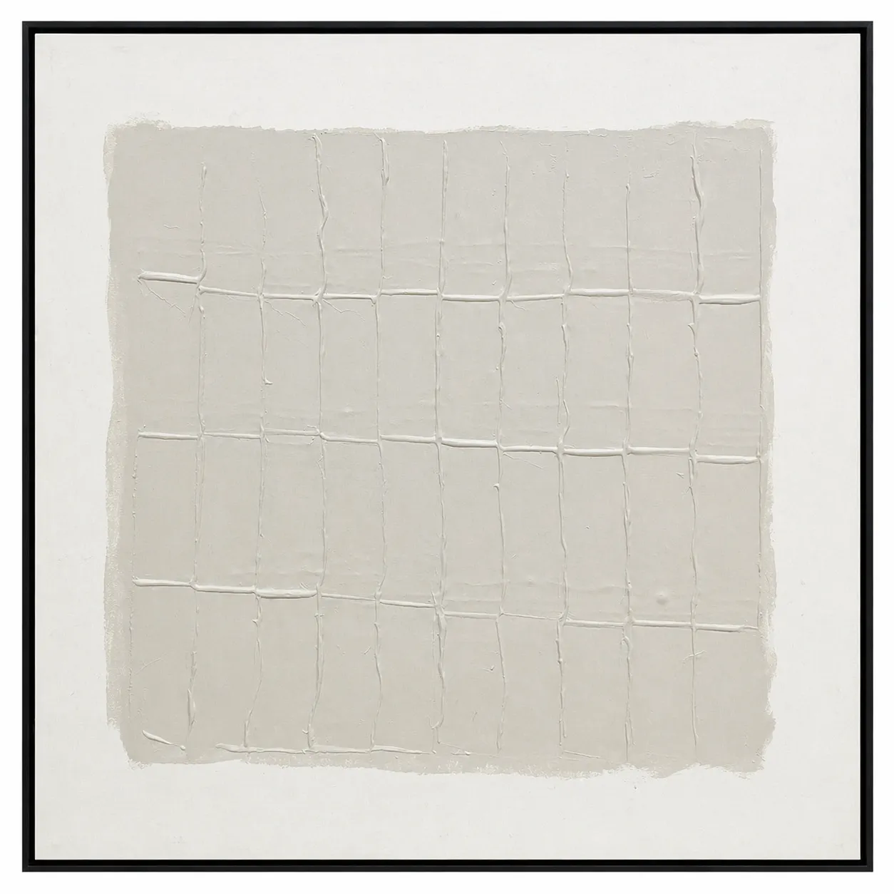 Monochrome Grid Abstract Artwork - AW127