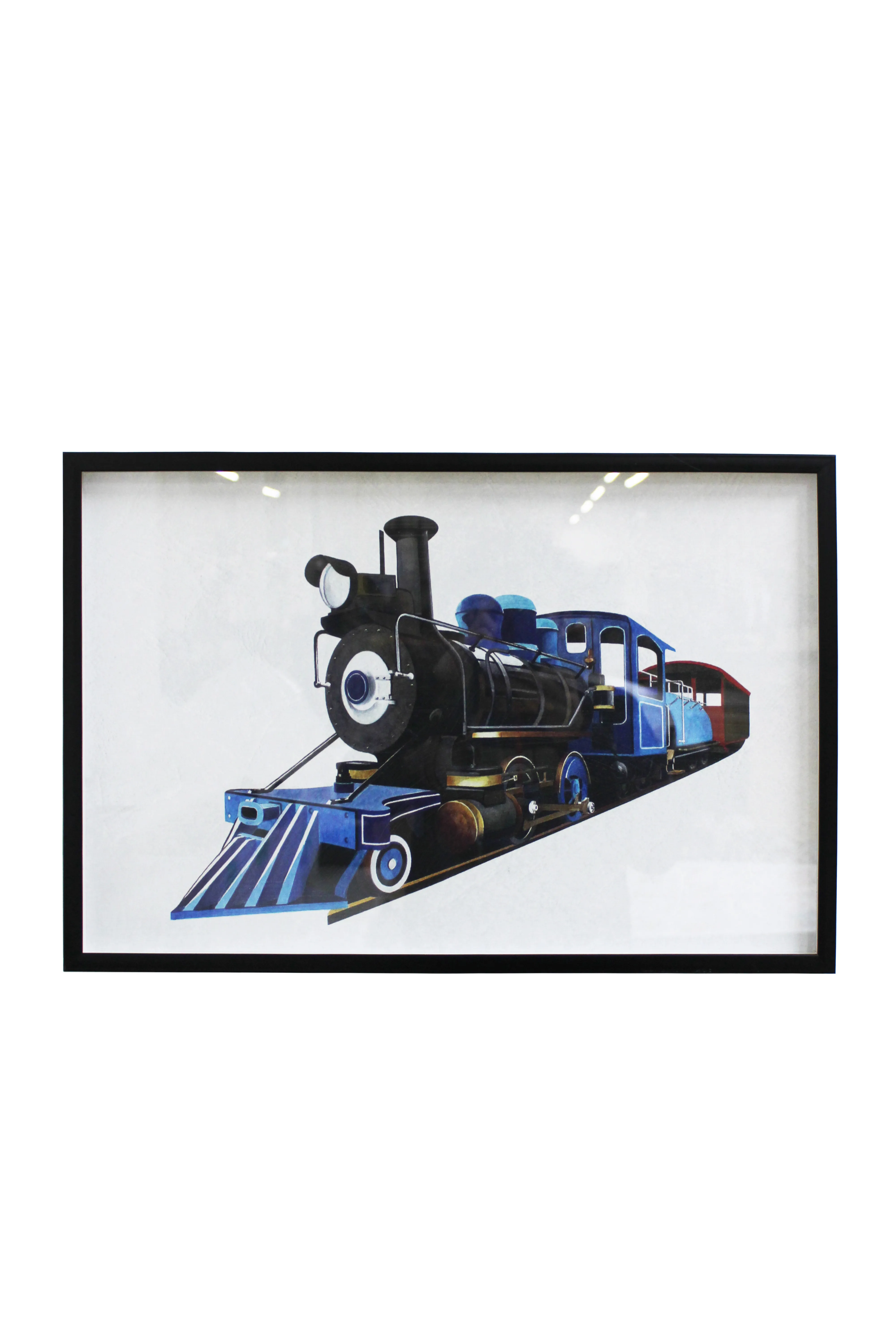Vintage Train Watercolour Kids Artwork - KAW1178