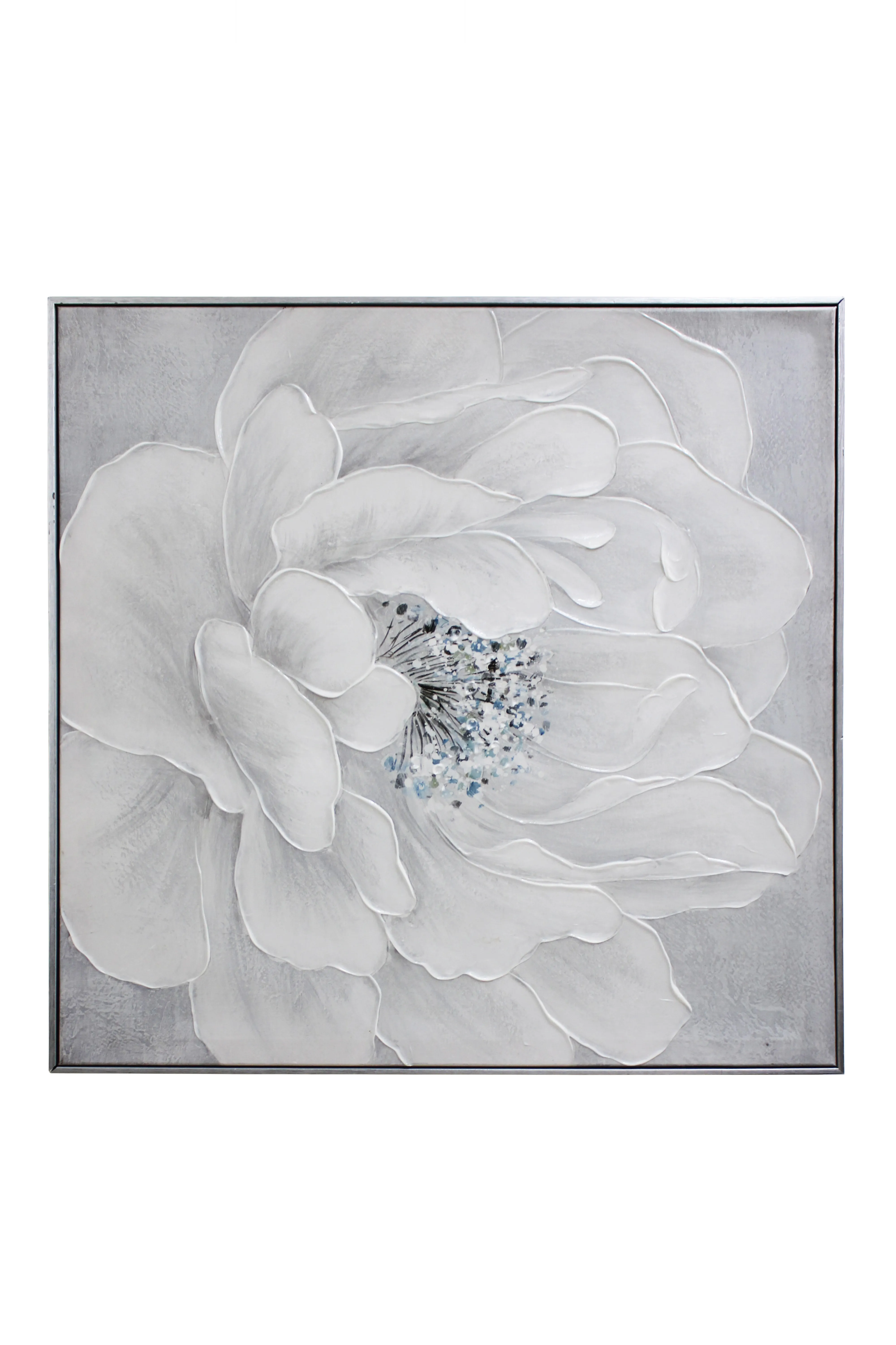 Elegant White Bloom Artwork - AW189