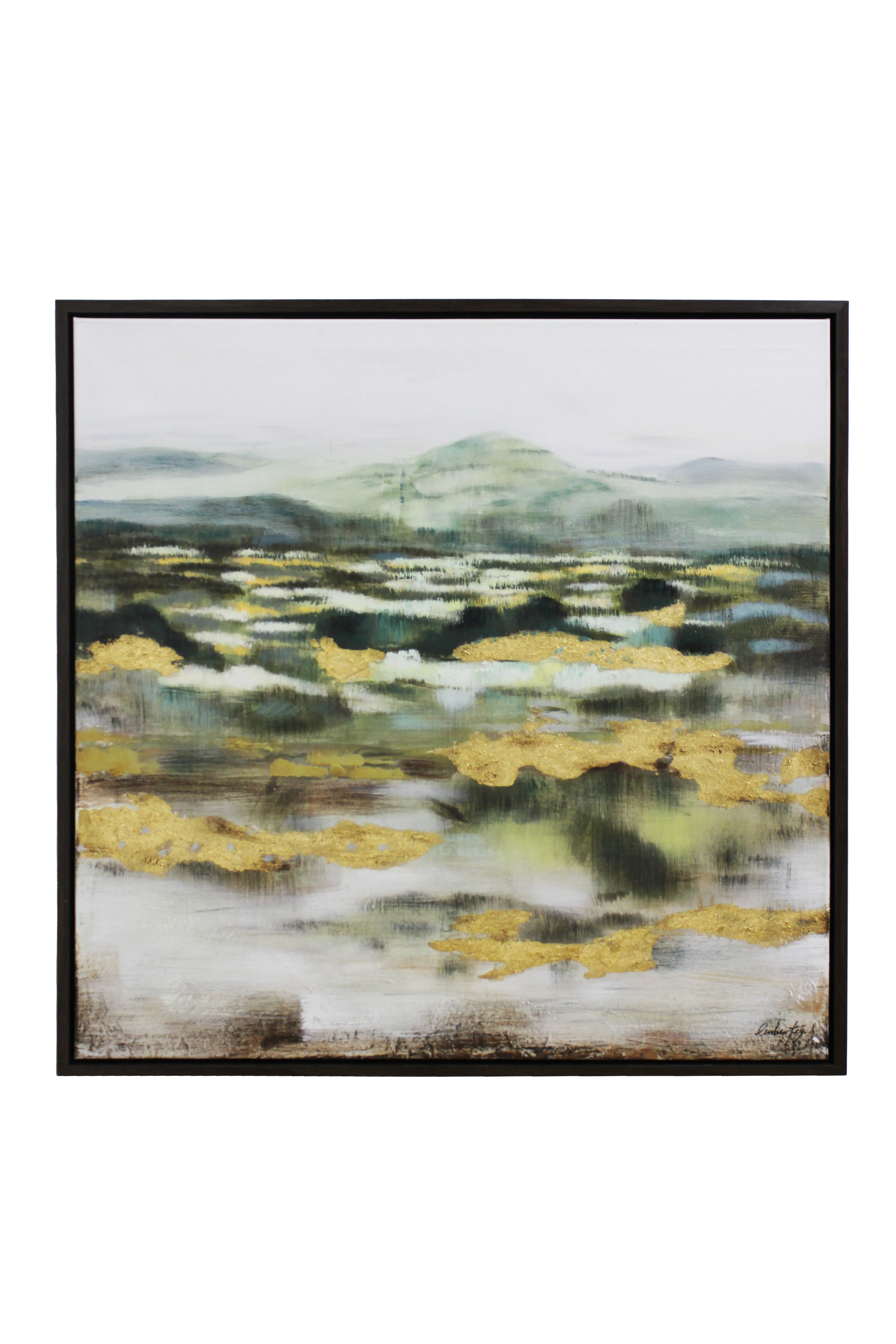 Golden Fields Reflection Artwork - AW332