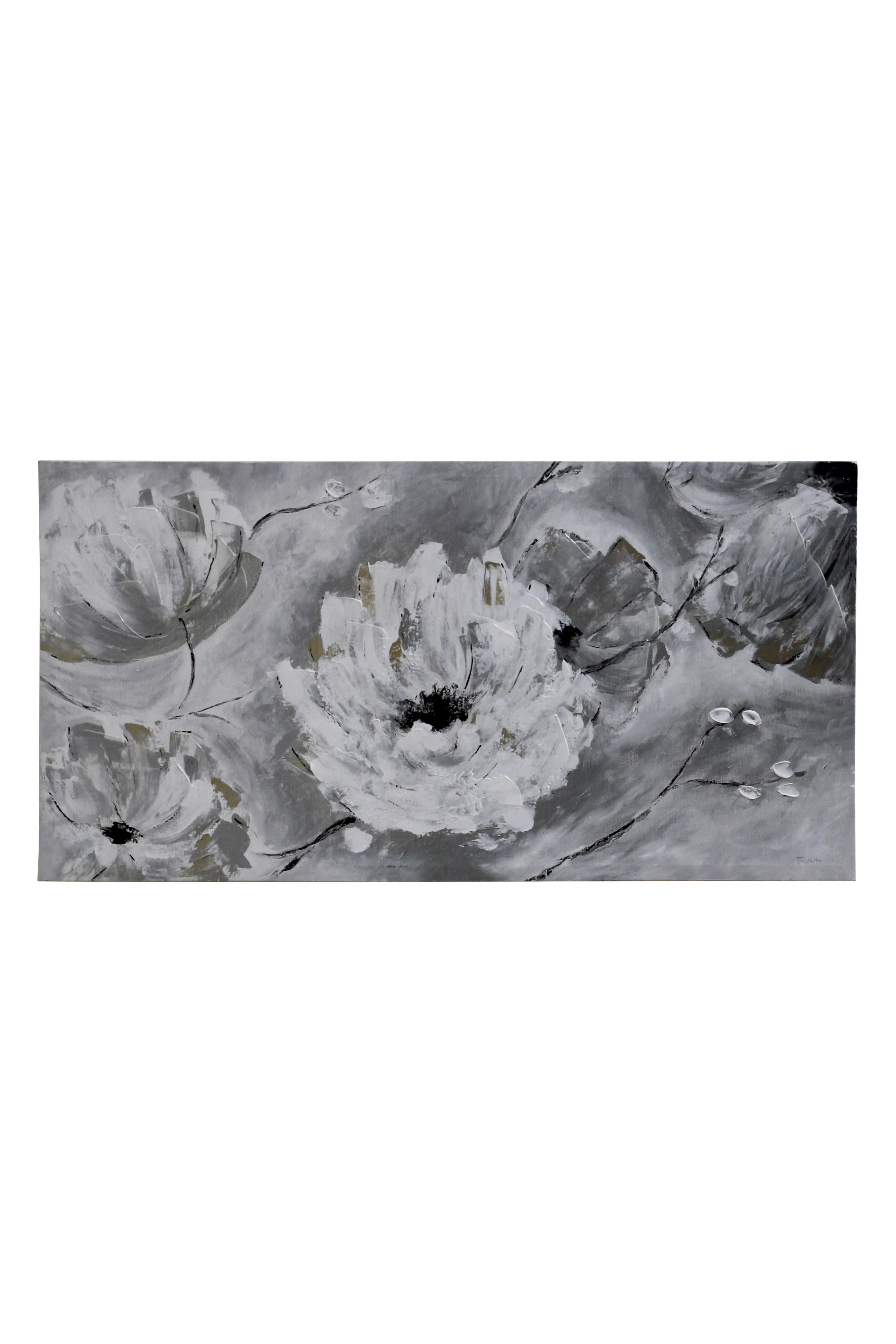 Monochrome Petals Artwork - CAW221