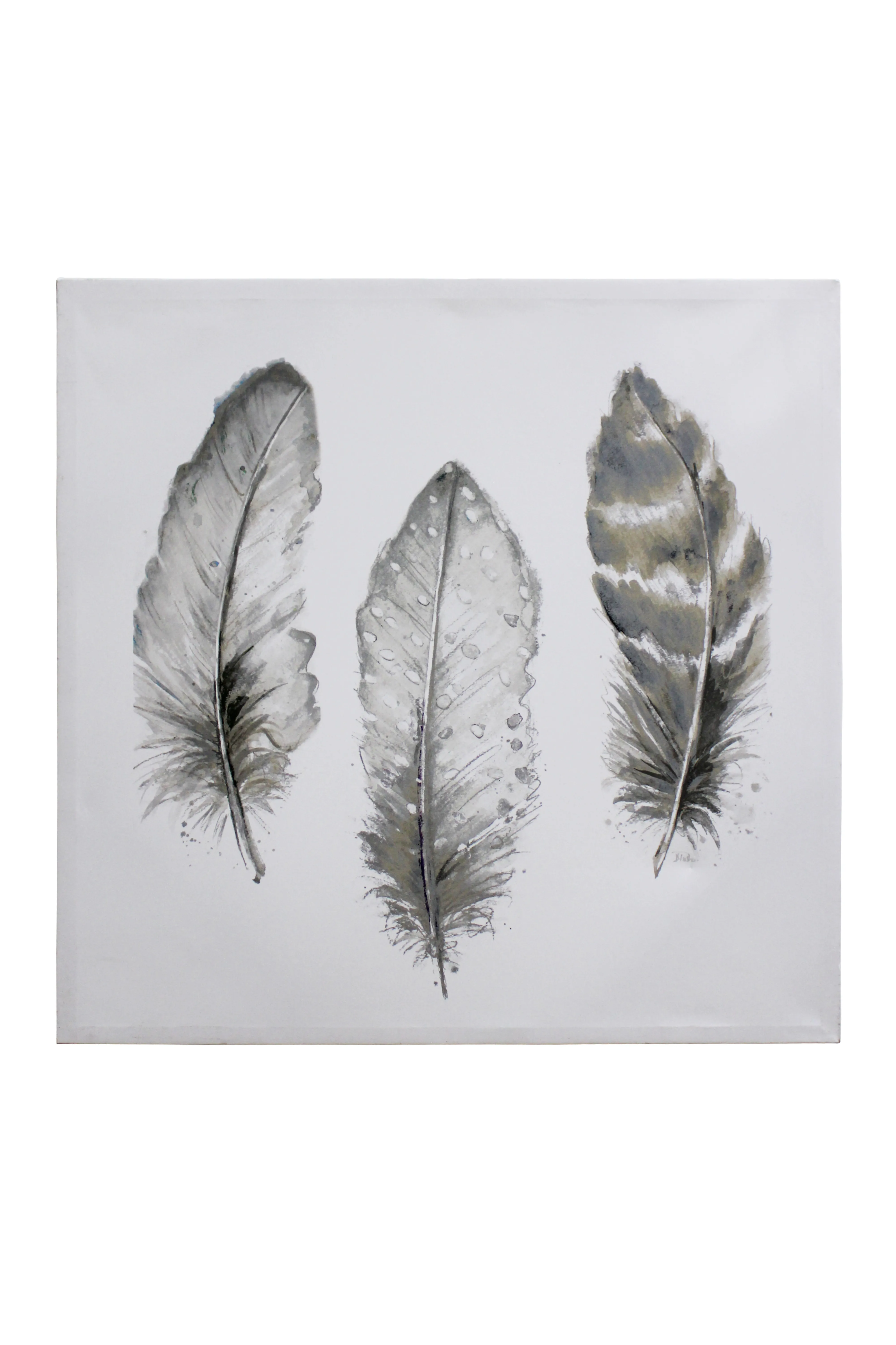 Feather Trio Artwork - CAW80