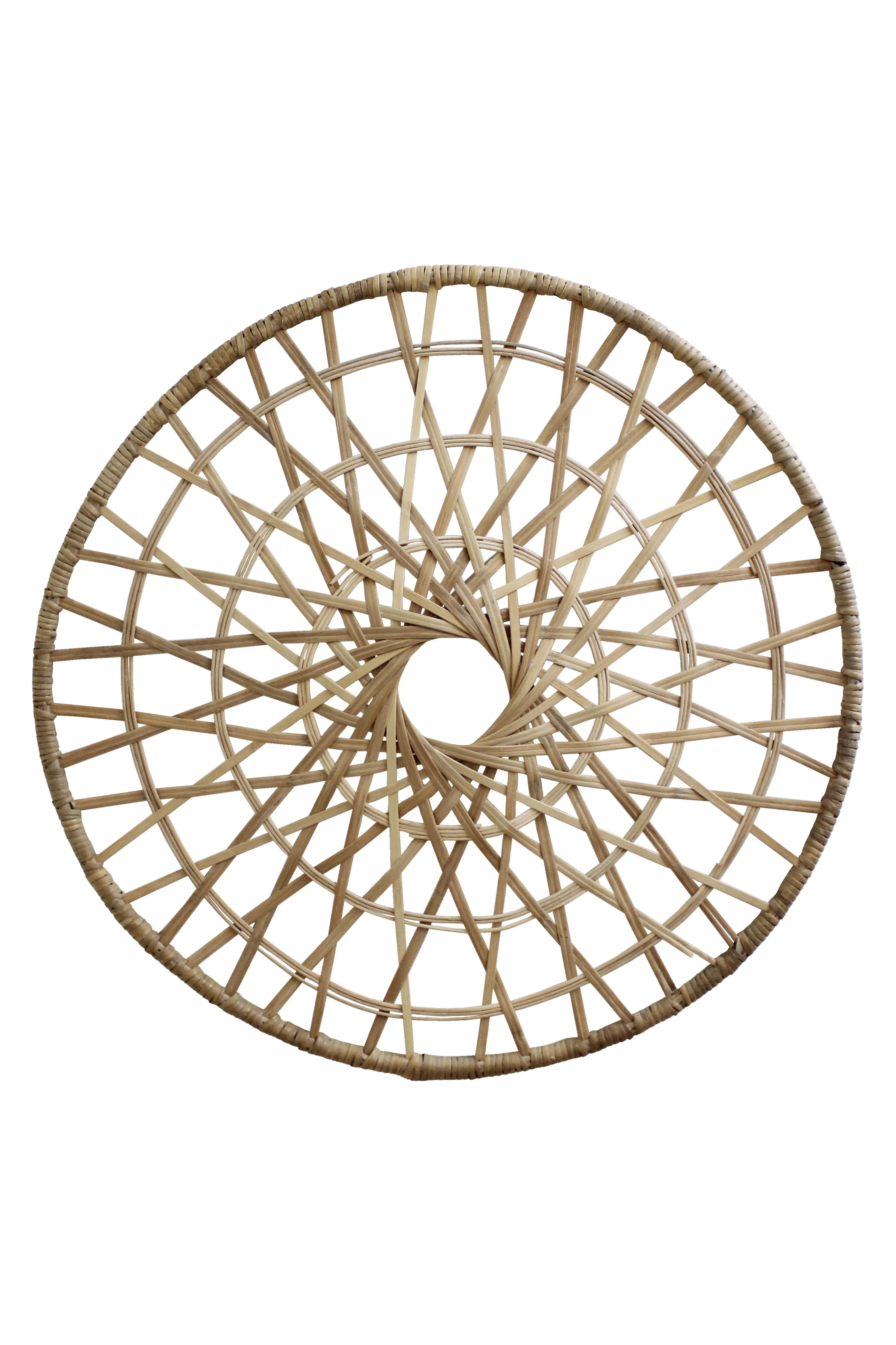 Spiral Wicker Wall Decor - WD15
