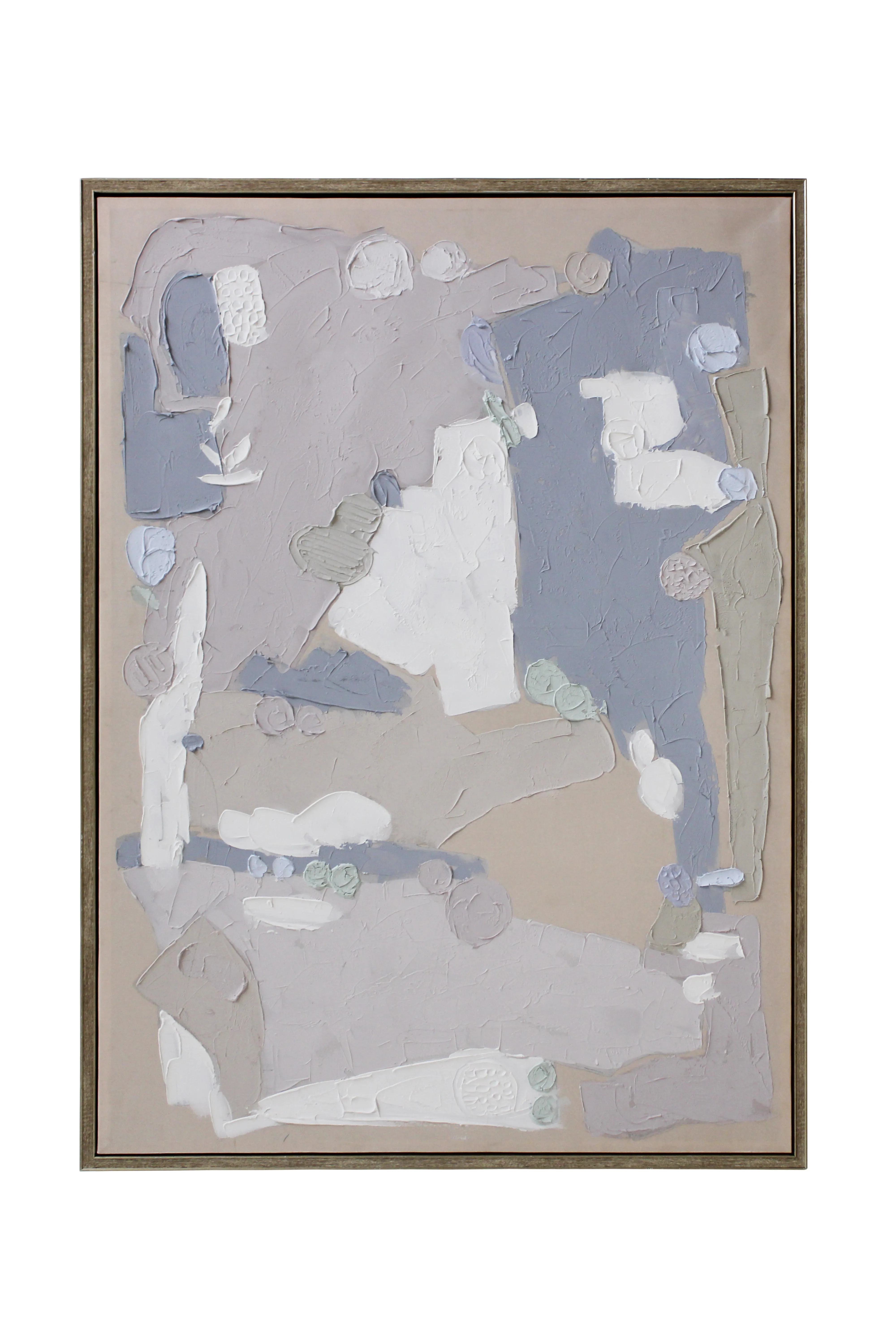 Layered Pastels Abstract Artwork - AW298