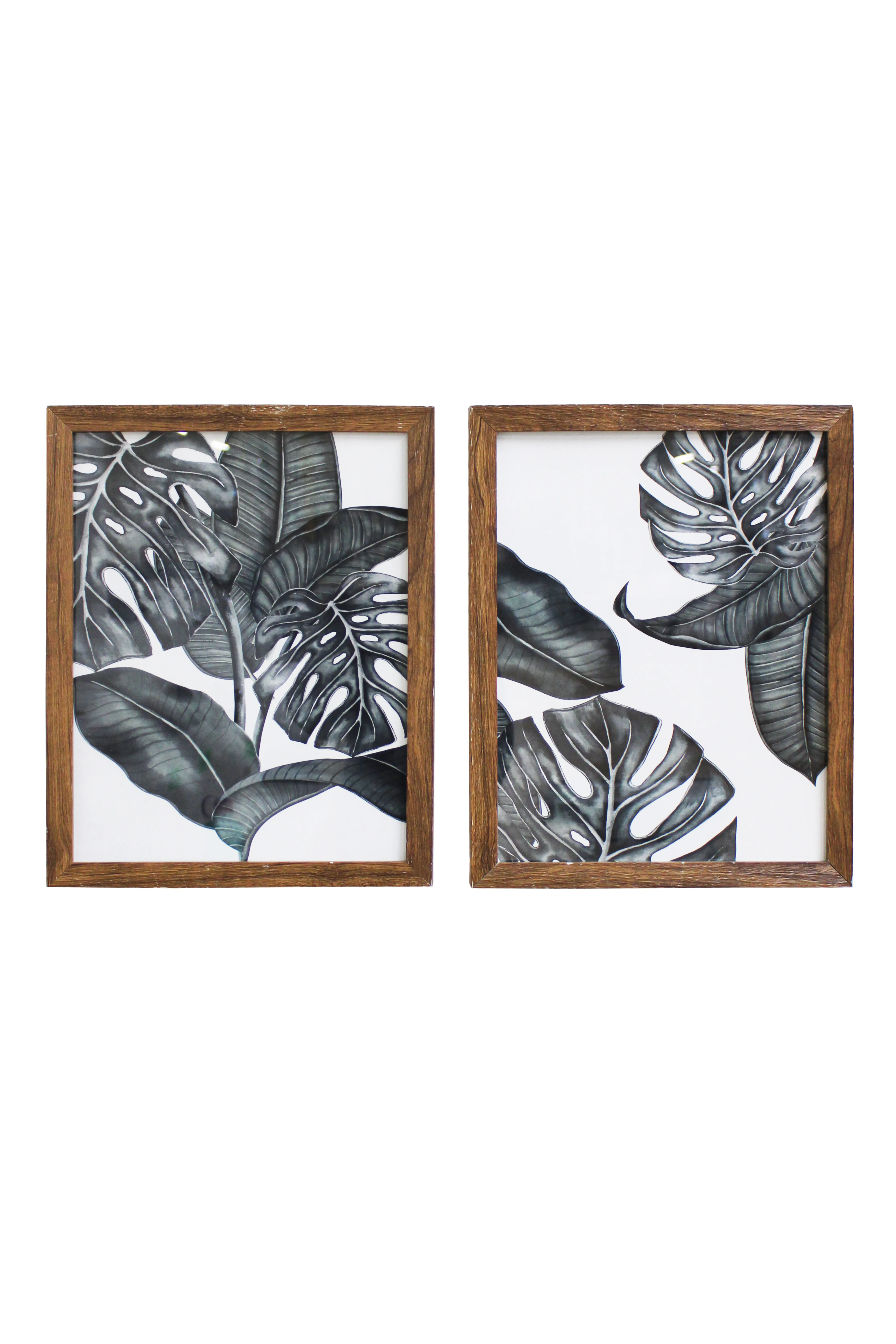 Tropical Leaf Artwork Set- BAW202