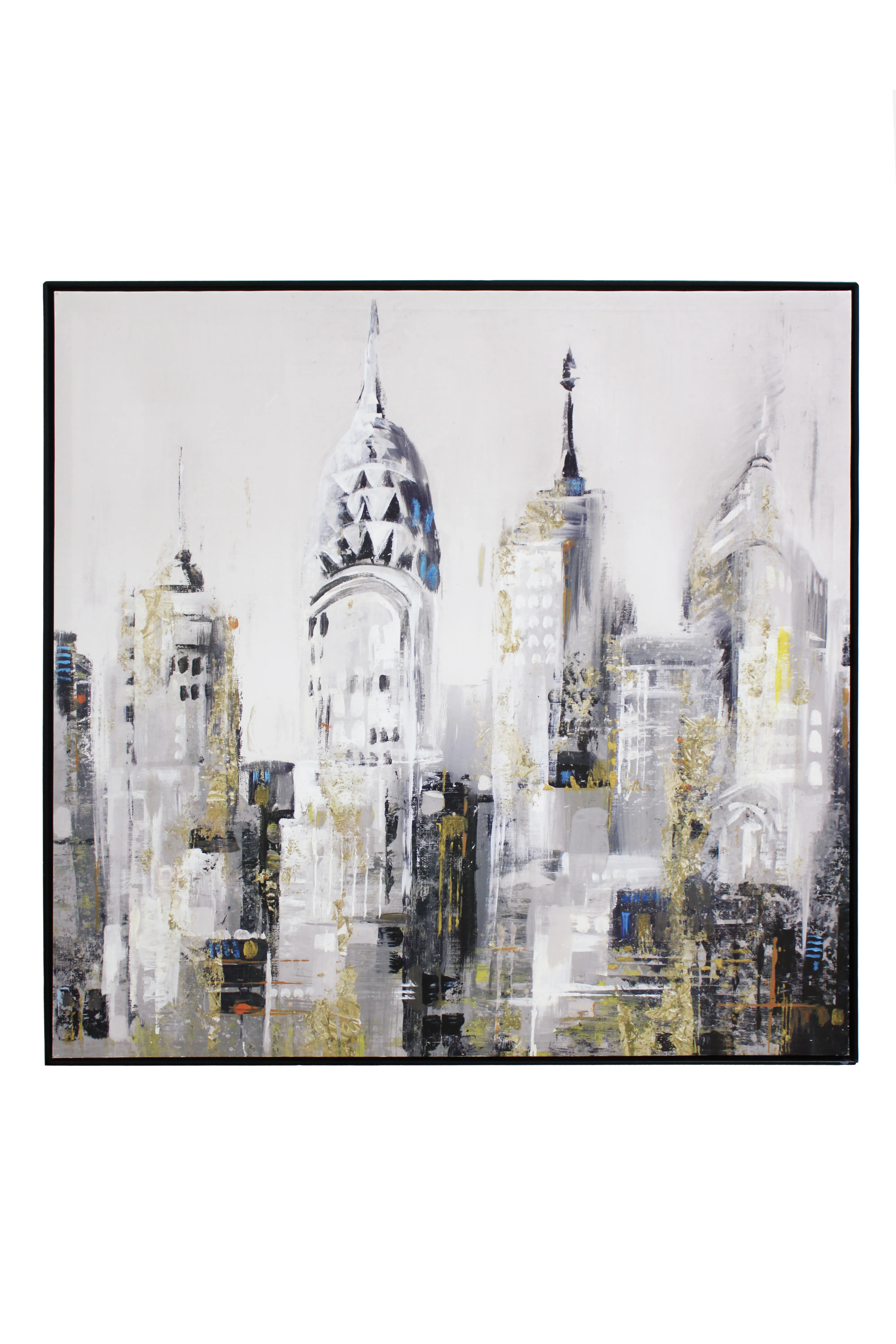 Golden Skyline Elegance Artwork - AW414