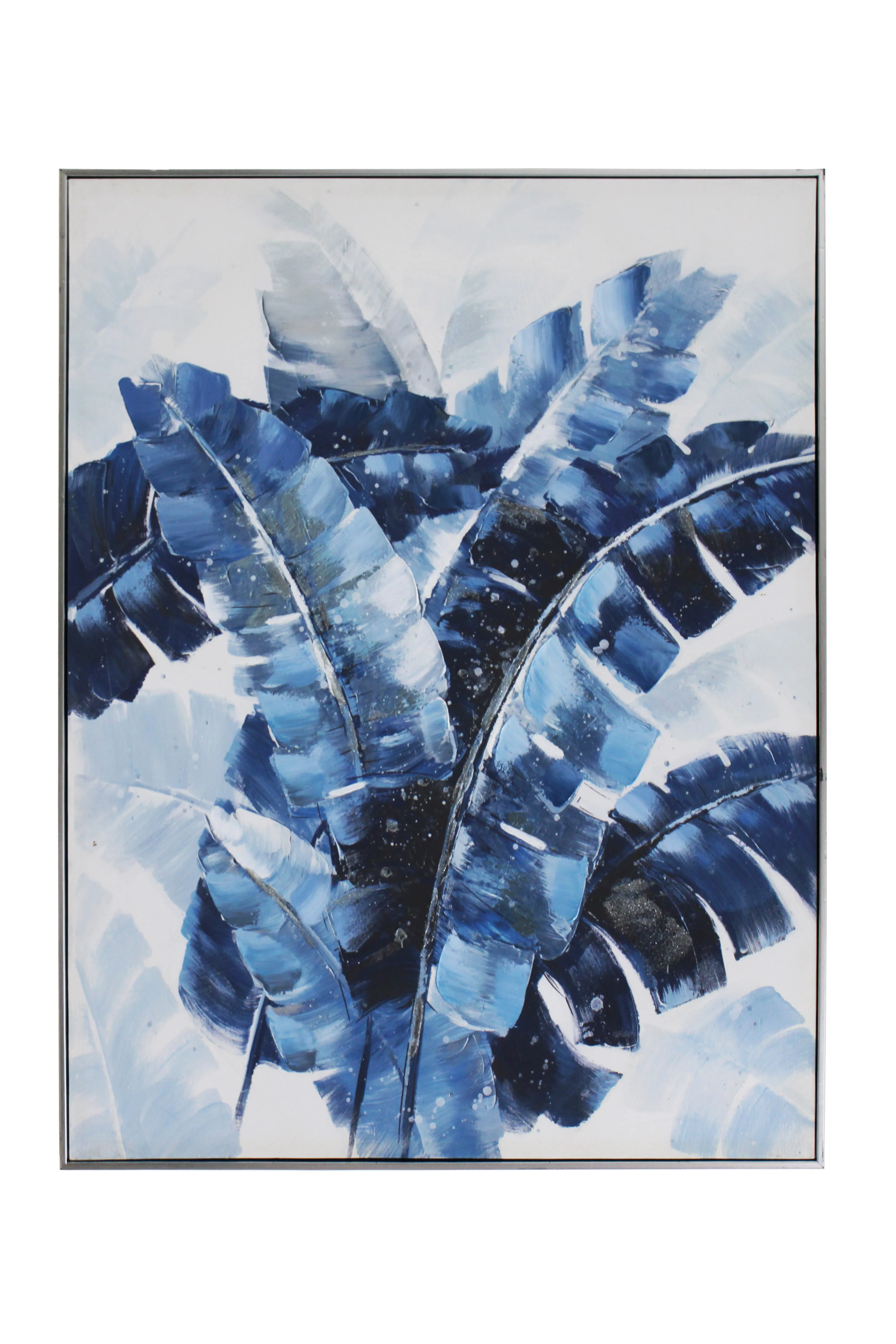 Indigo Palm Artwork - AW1012