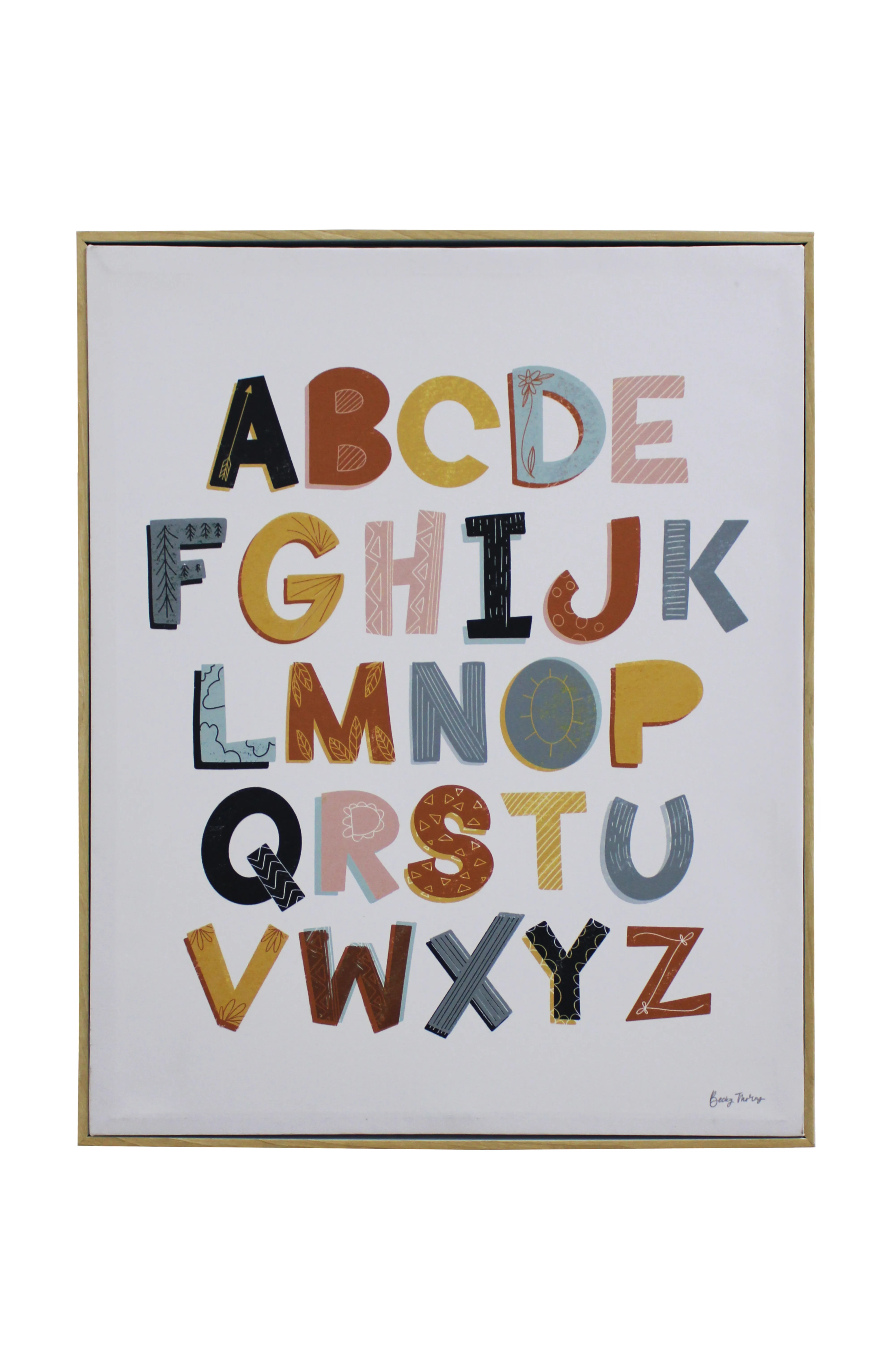 Playful Alphabet Kids Artwork - KAW118