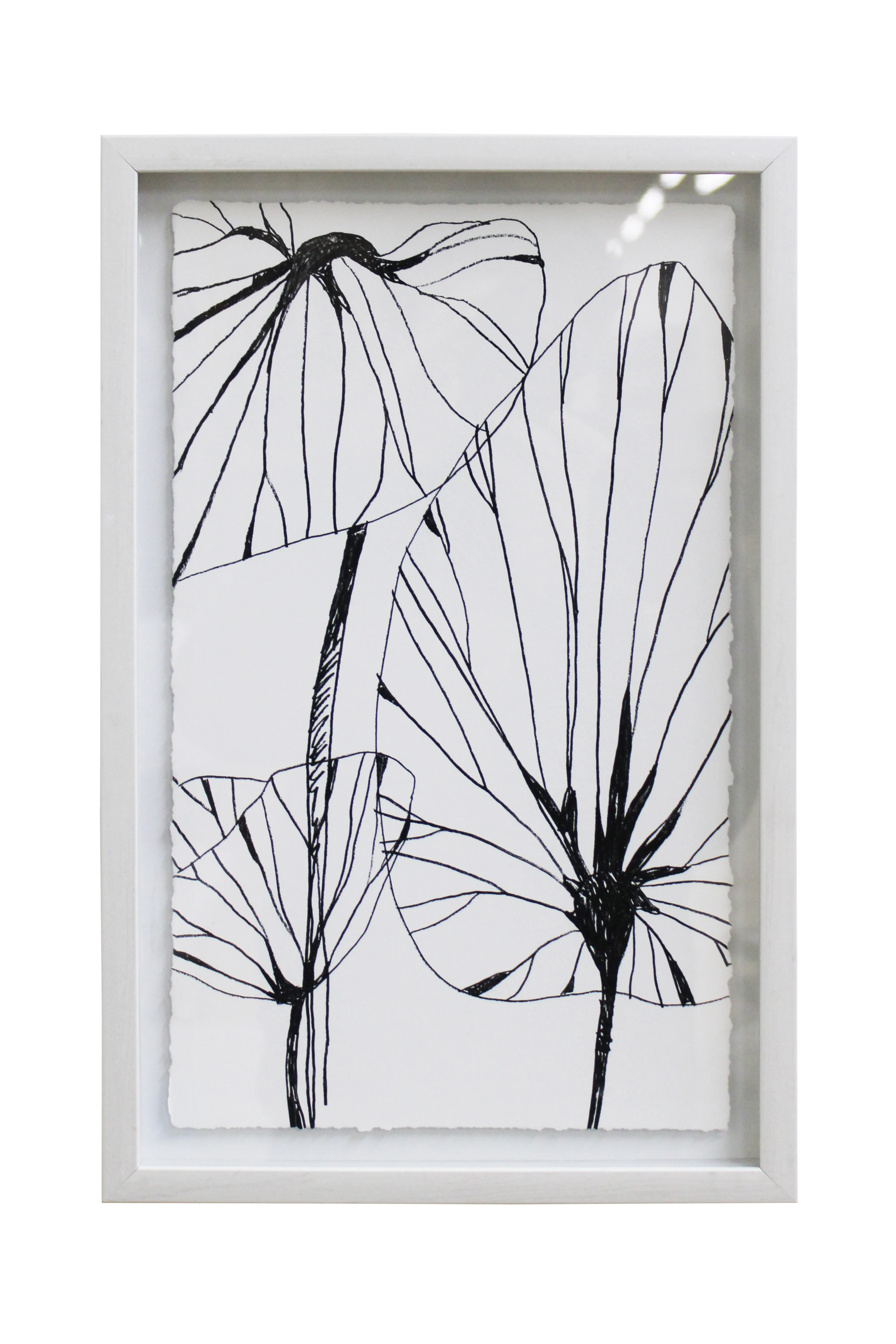 Linear Blossom Composition Artwork - BAW308