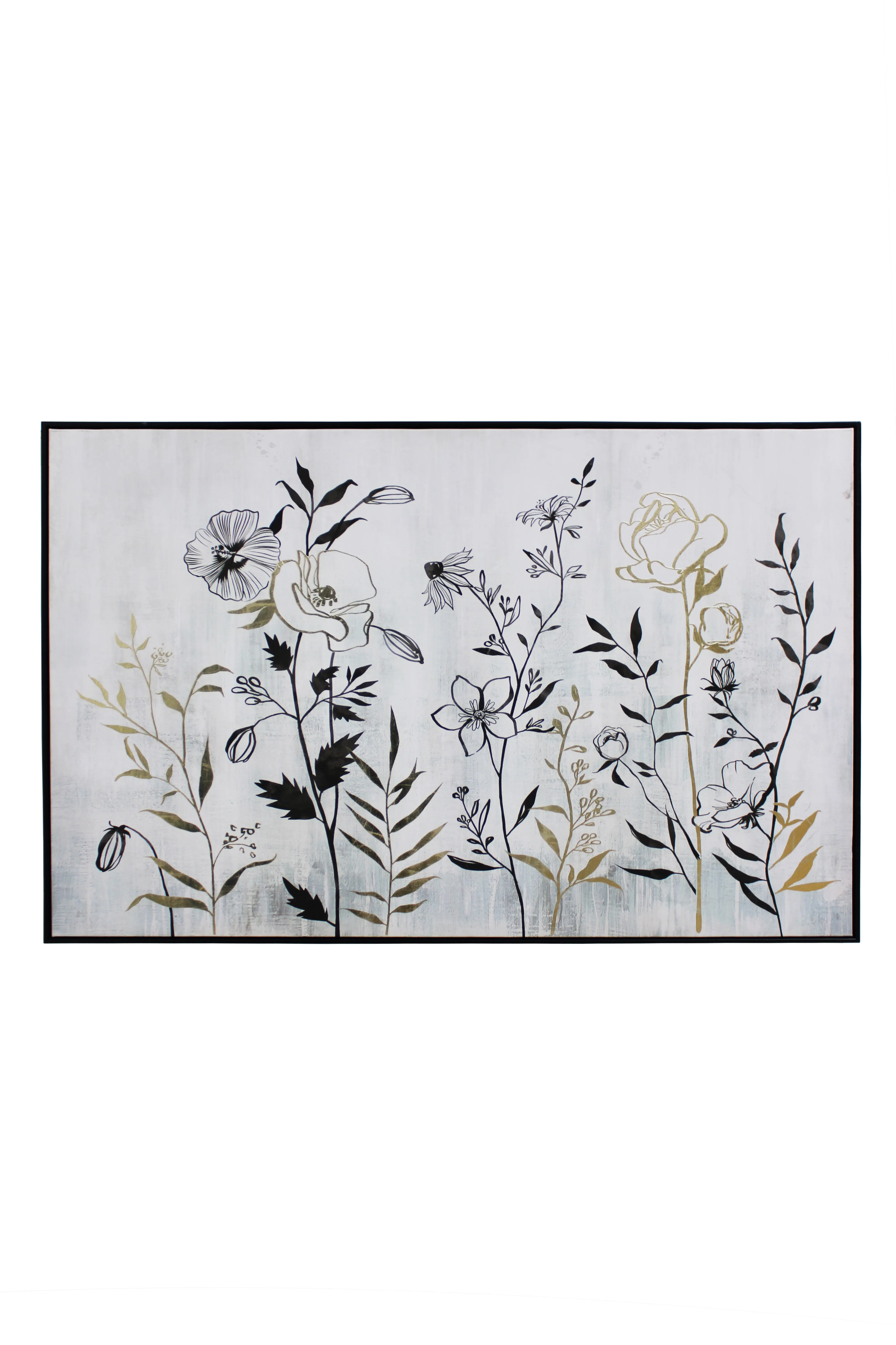 Golden Bloom Composition Artwork - AW4