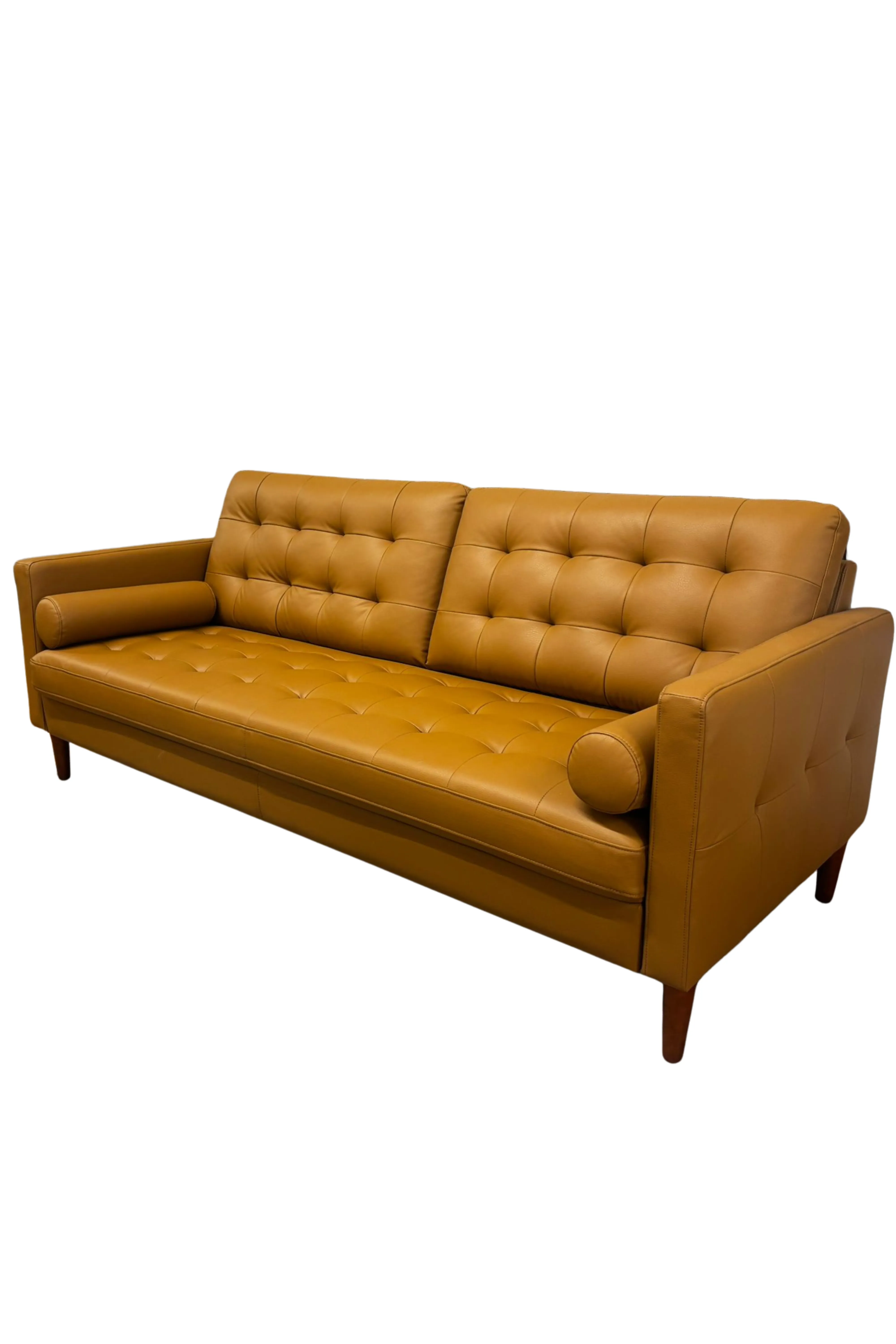 Marlow Camel Leather Sofa-SF25