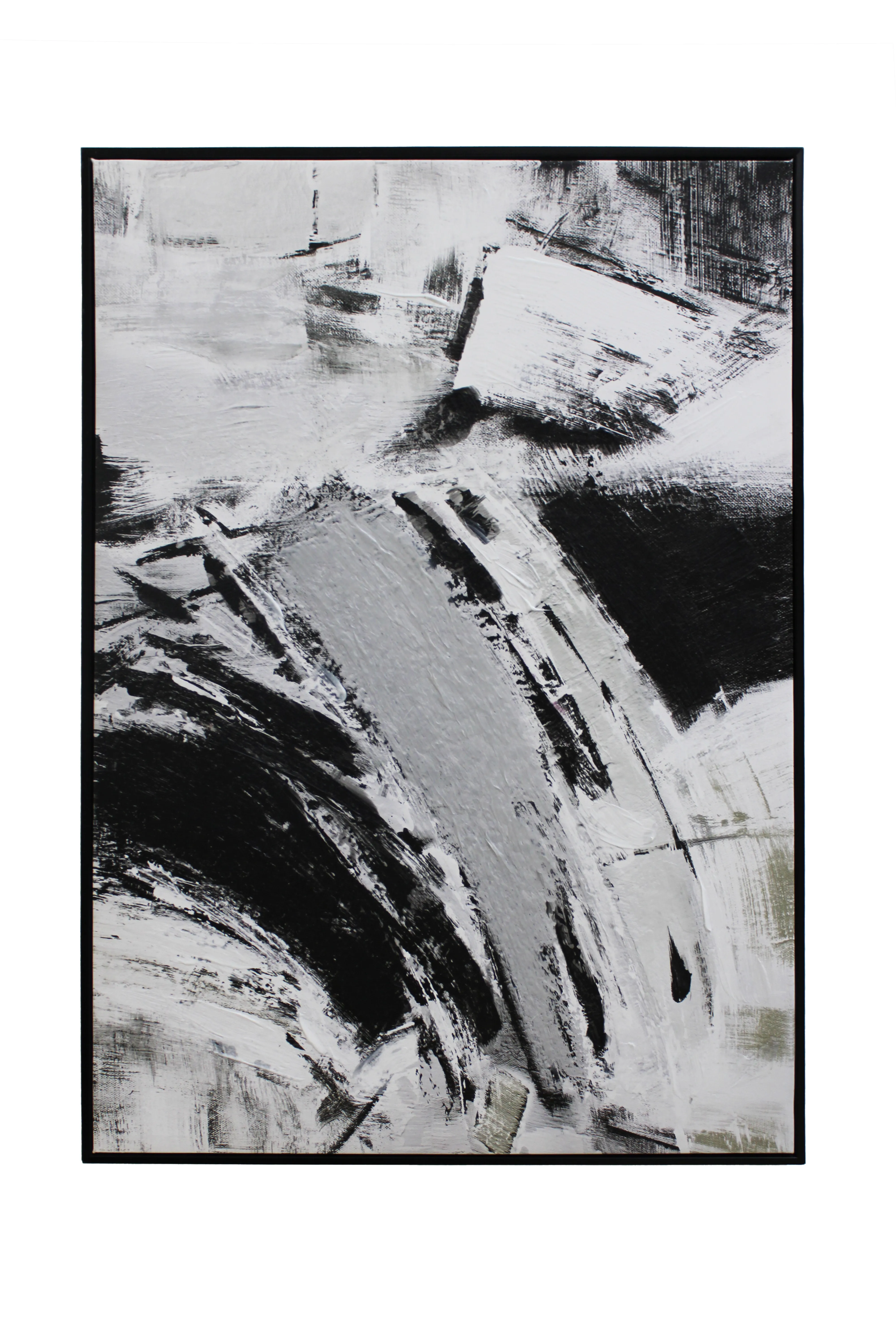 Monochrome Swirl Artwork - AW1064