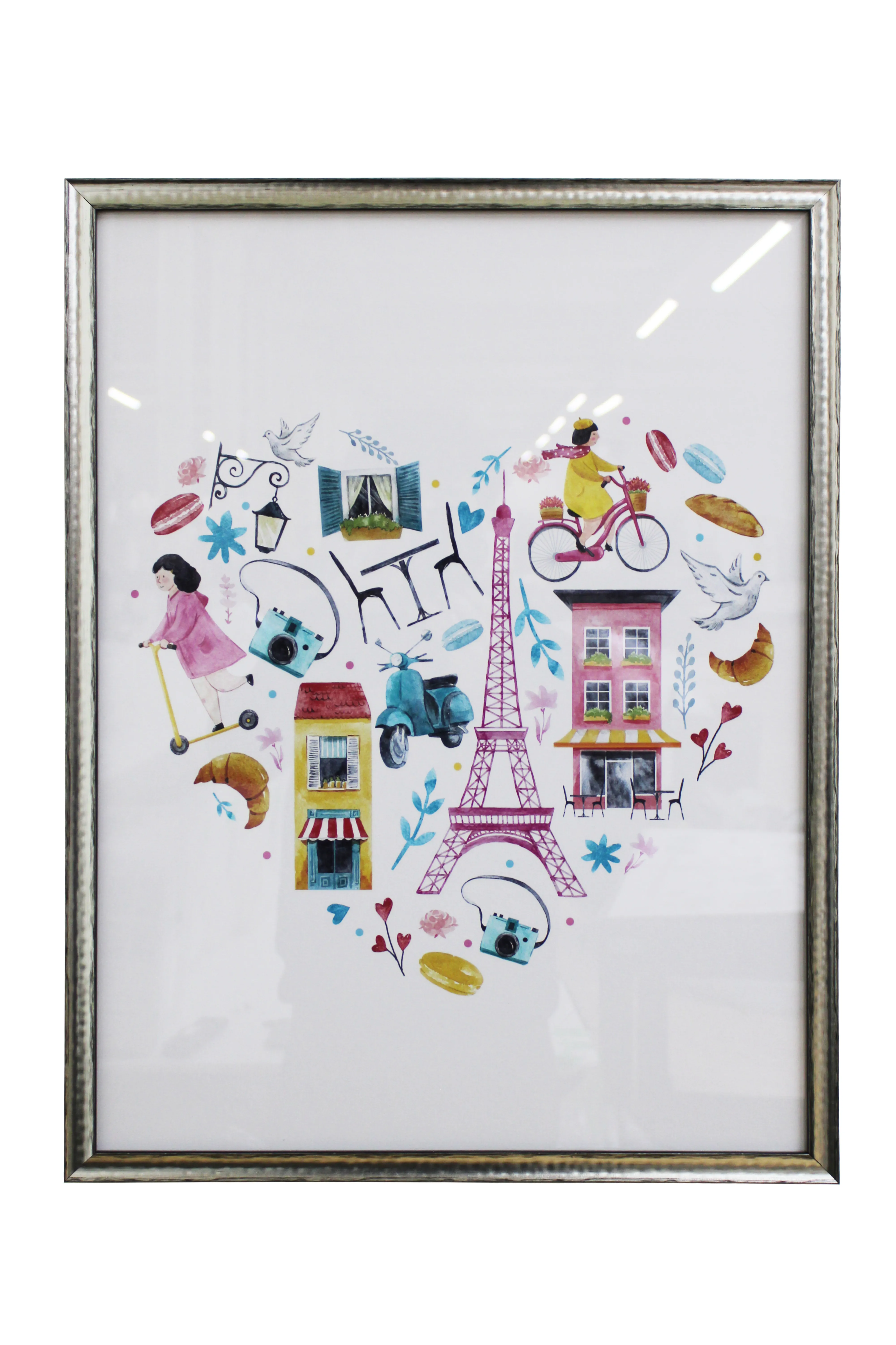 Parisian Heart Kids Artwork - KAW1233
