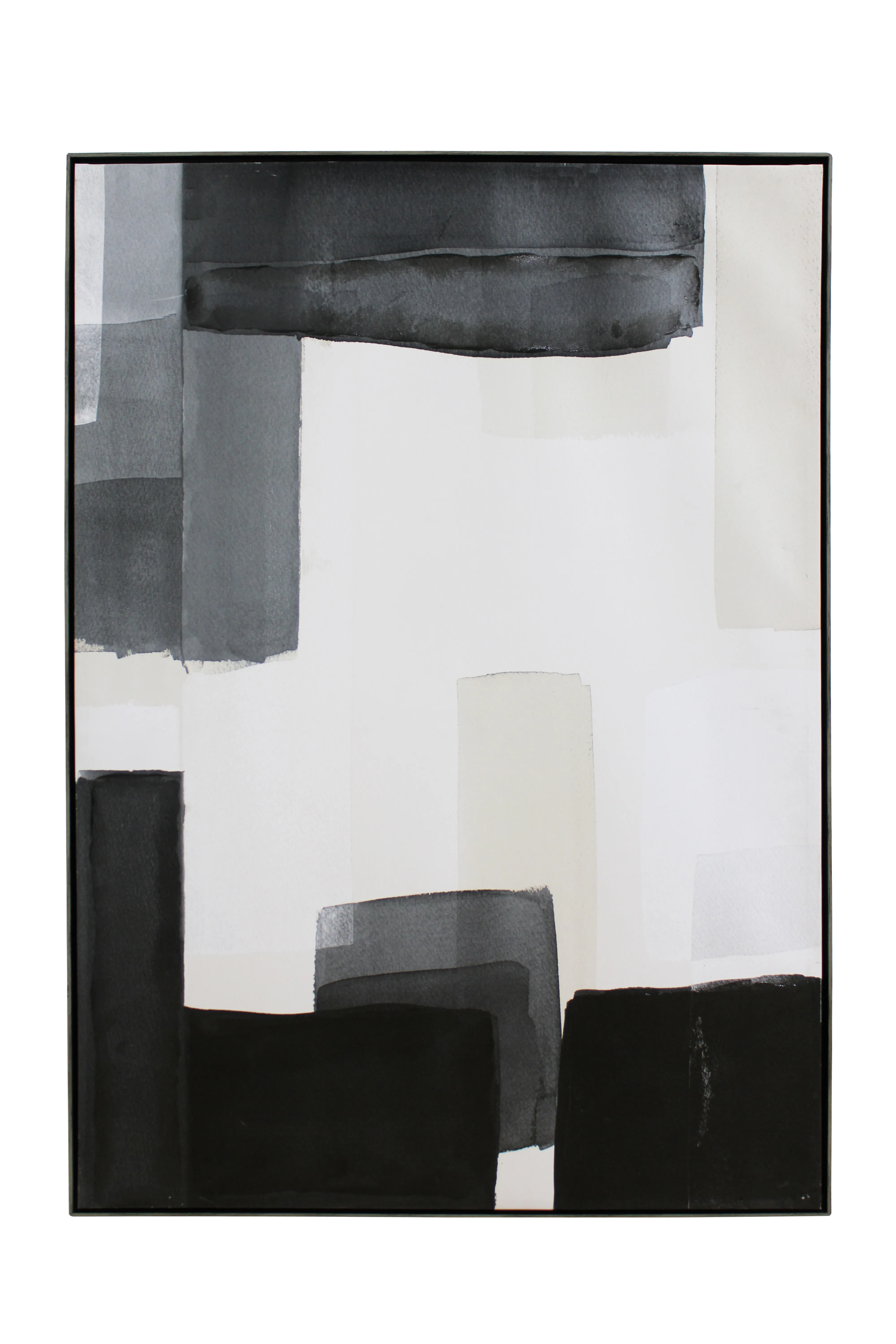 Monochrome Blocks Artwork - AW483