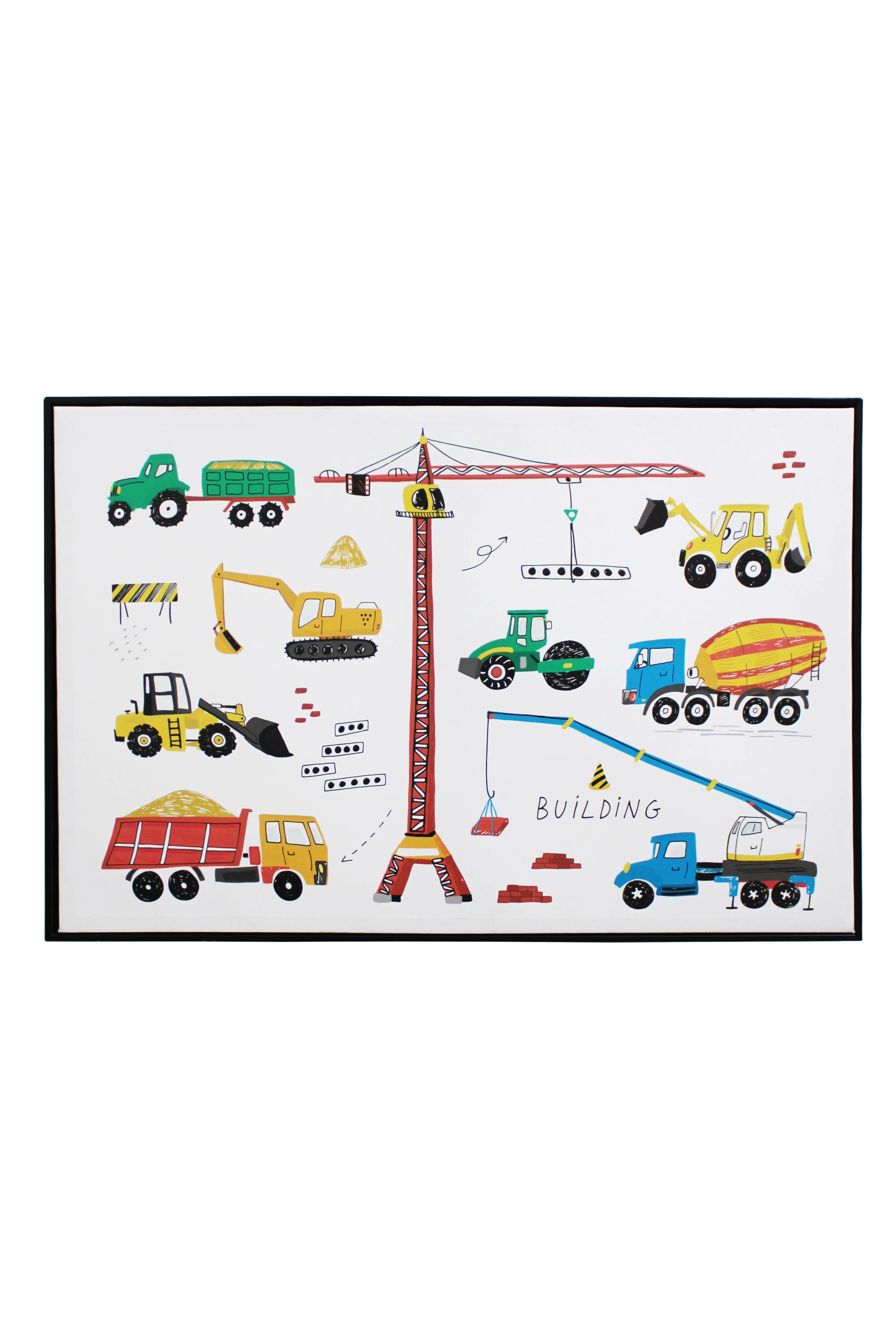 Building Site Fun Kids Artwork - KAW476