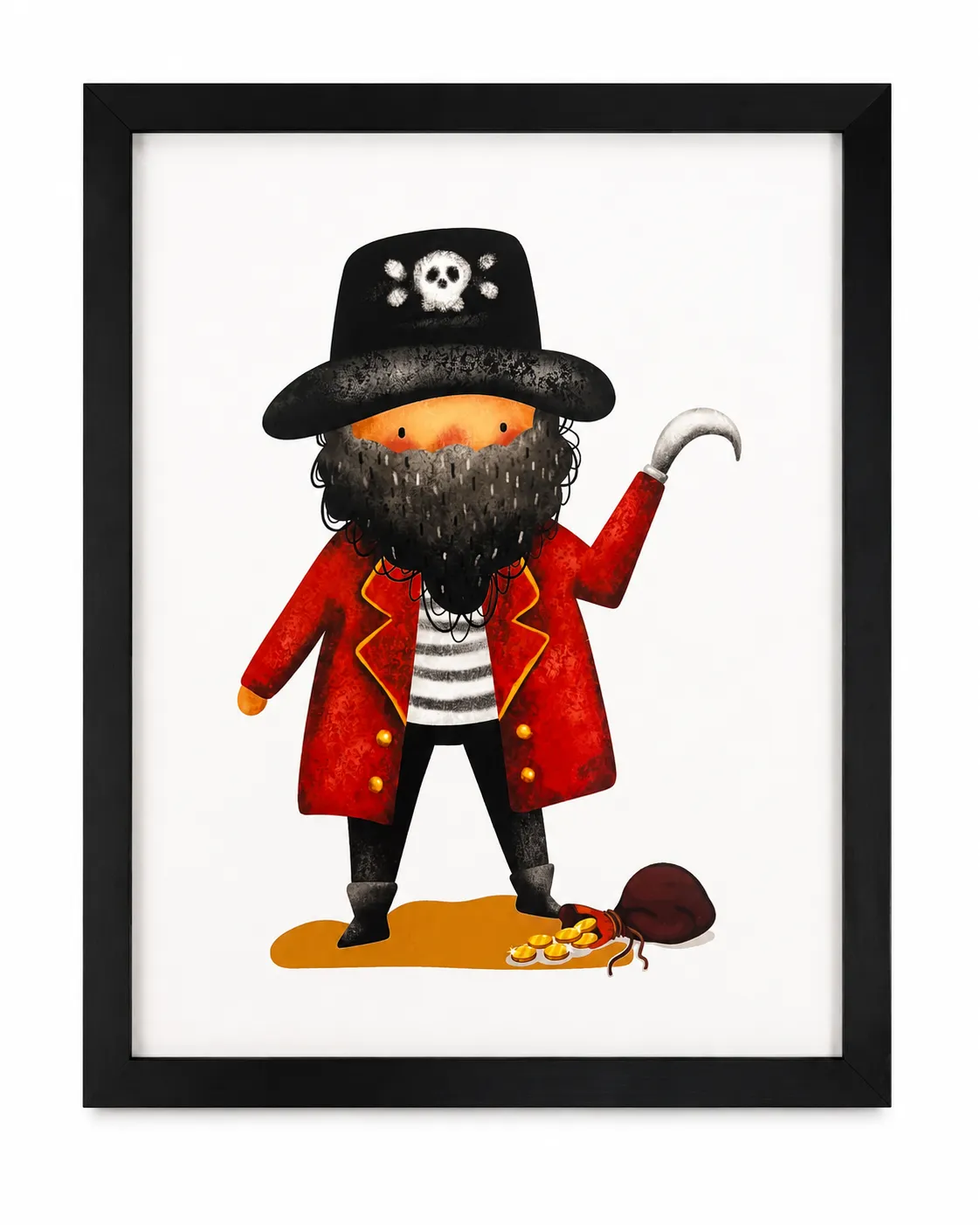 Captain's Treasure Print - KAW1220