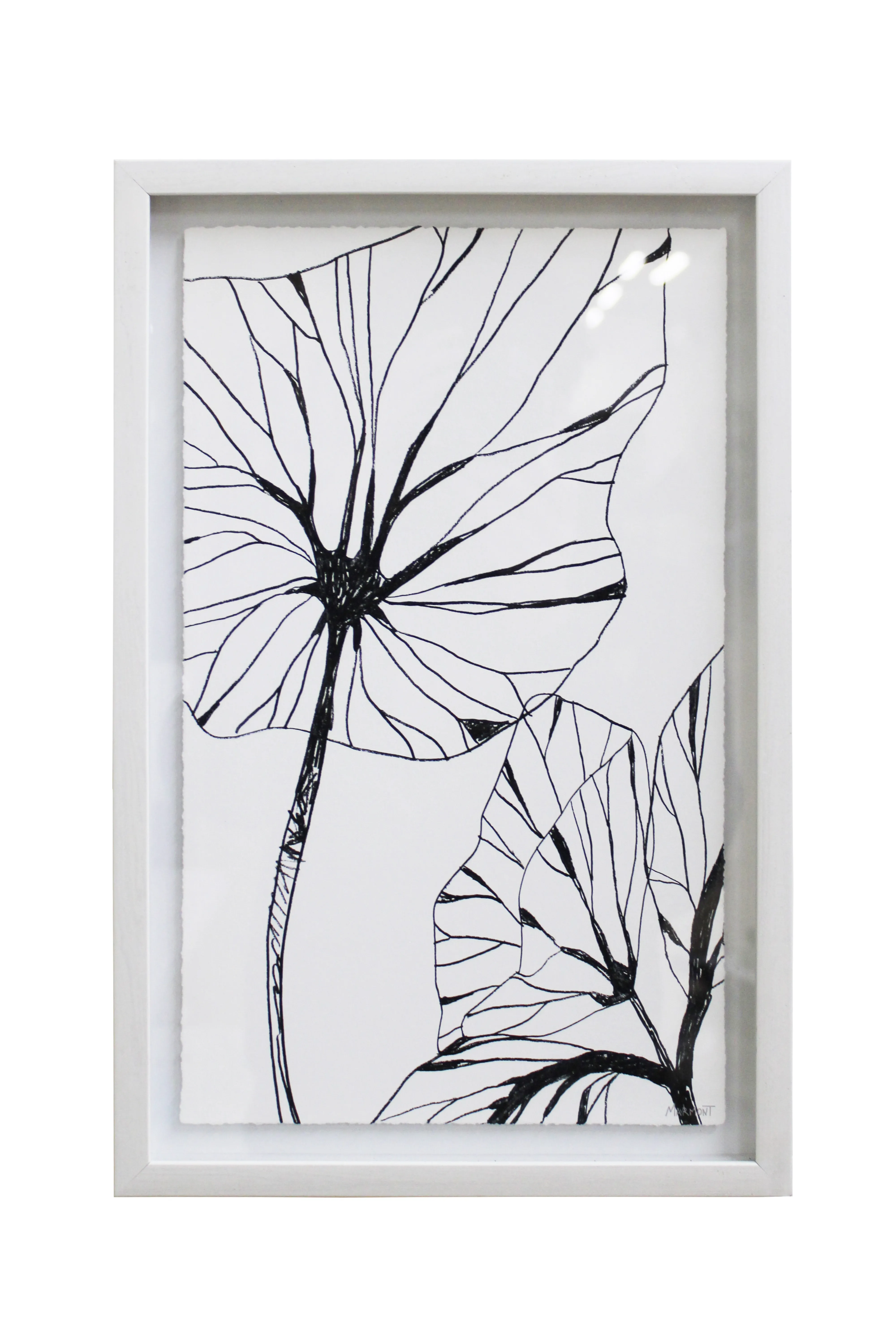 Abstract Leaf Veins Artwork - BAW282