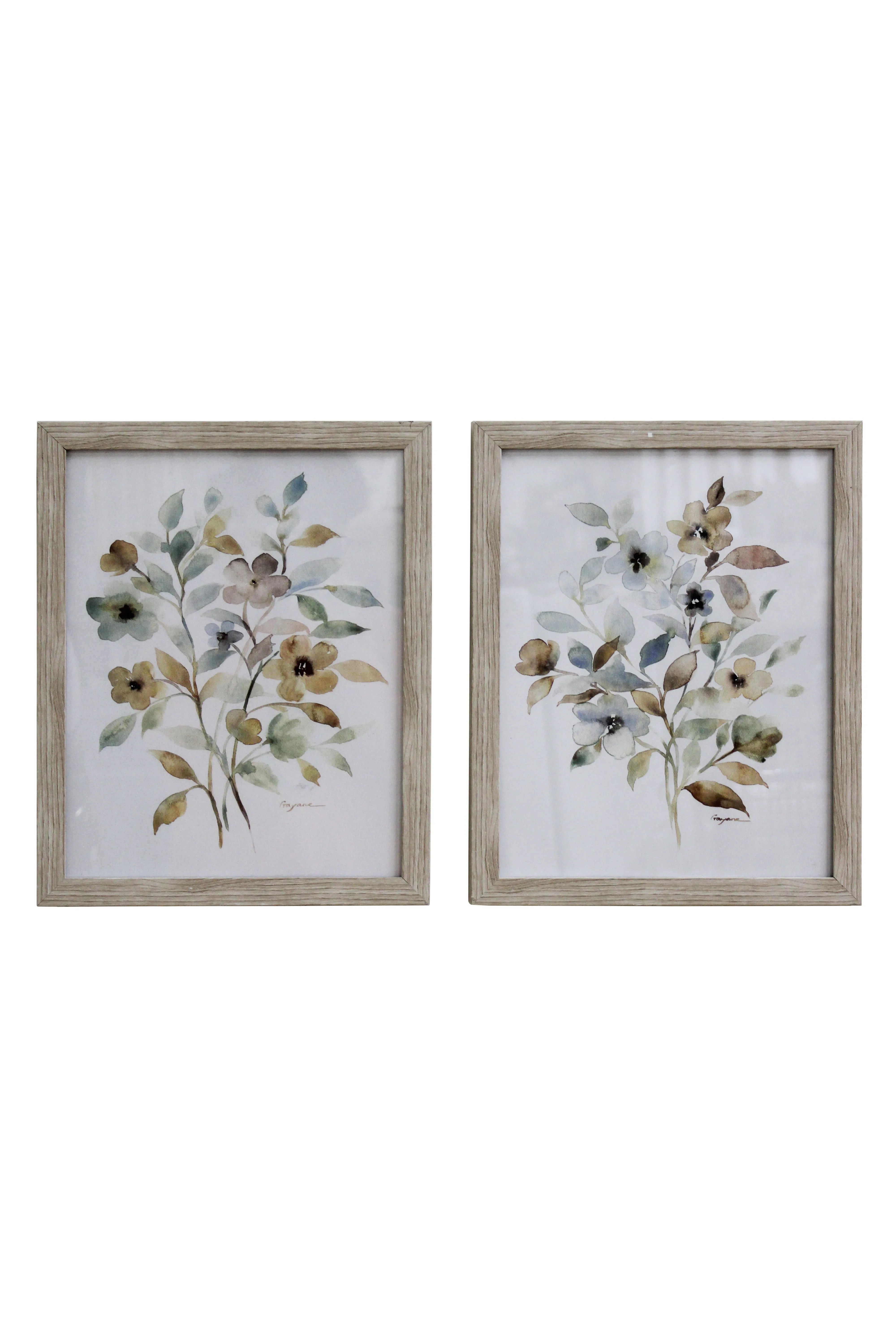 Soft Floral Harmony Artwork Set - BAW1227