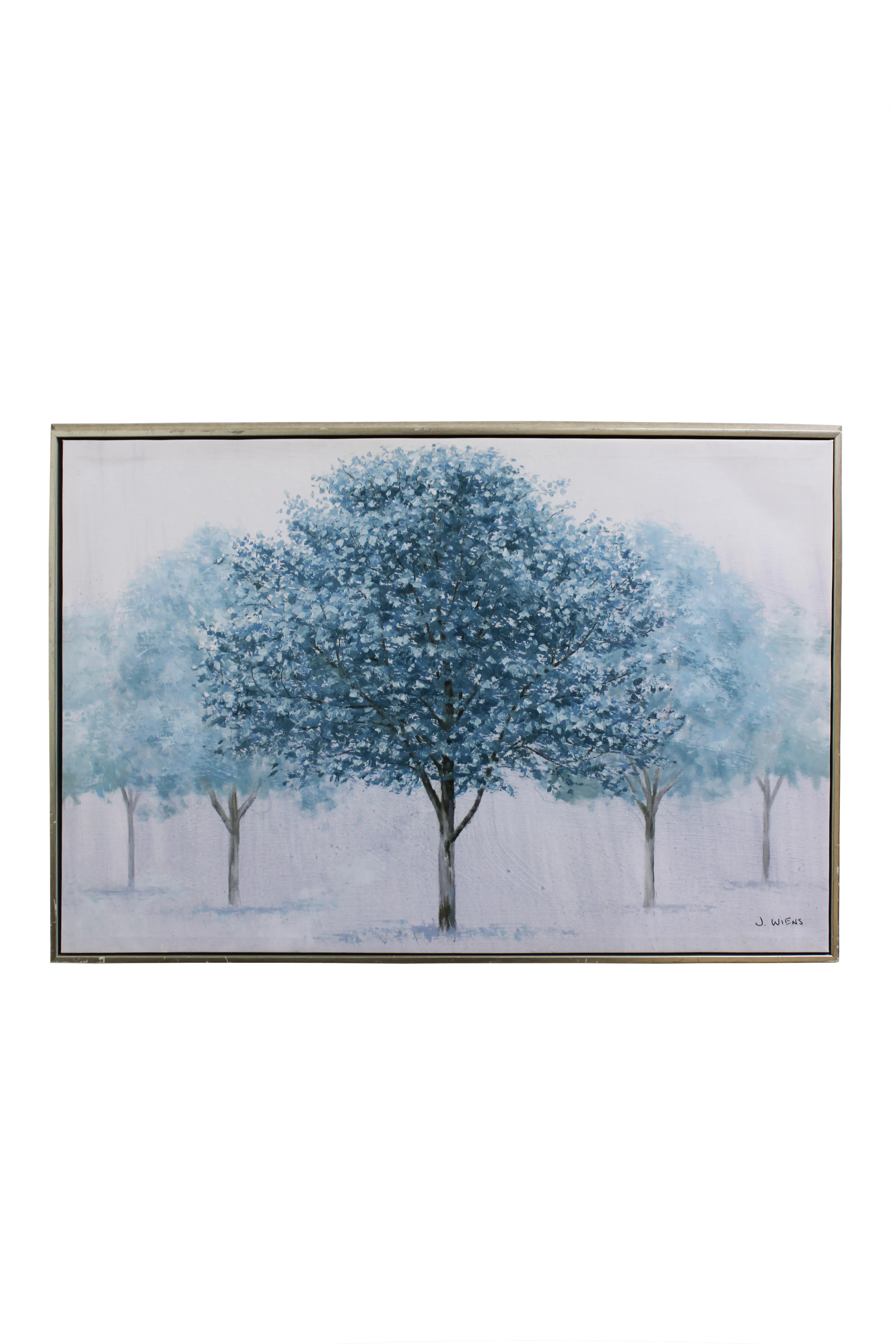 Serene Blue Forest Artwork - AW145