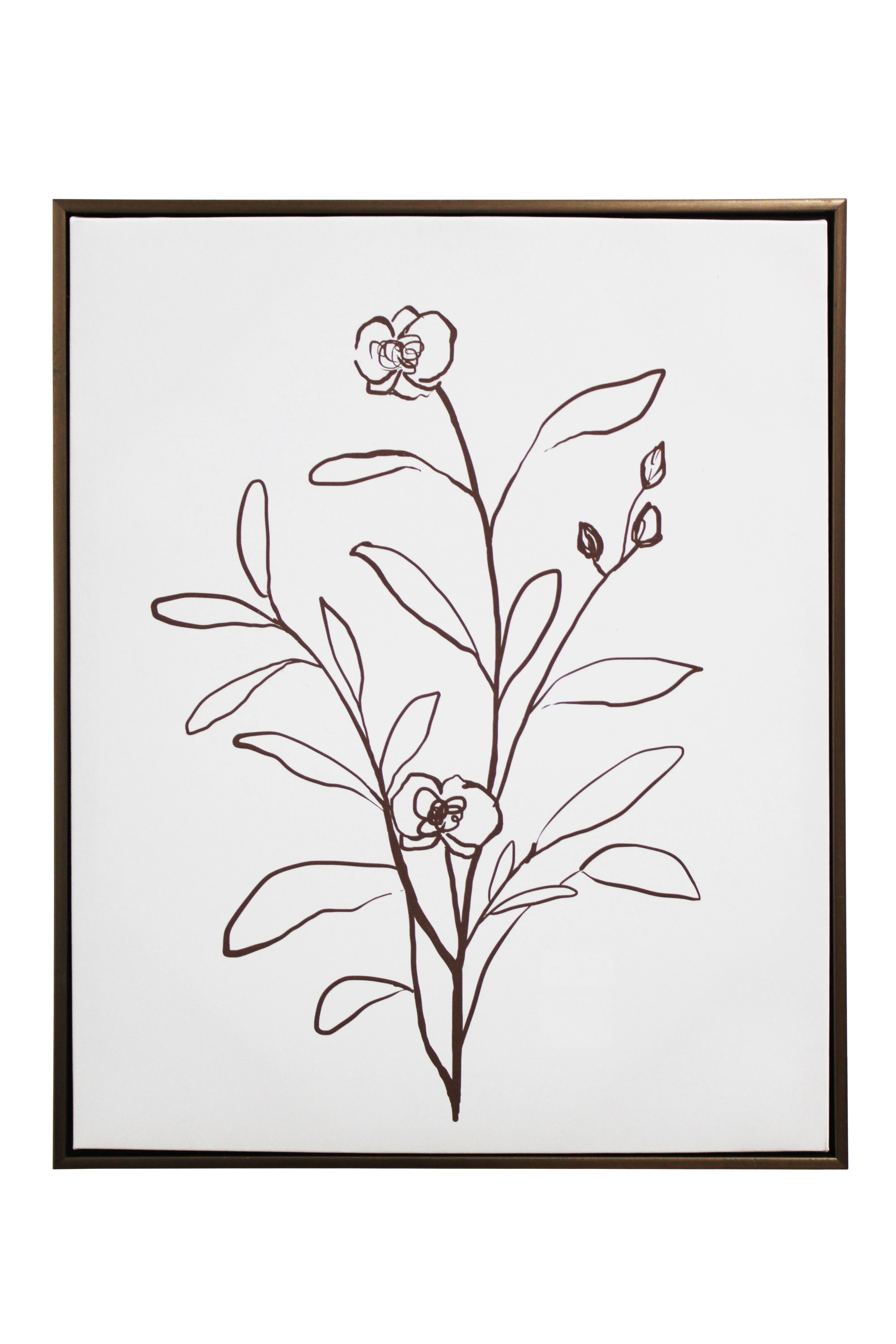 Floral Line Artwork - BAW85