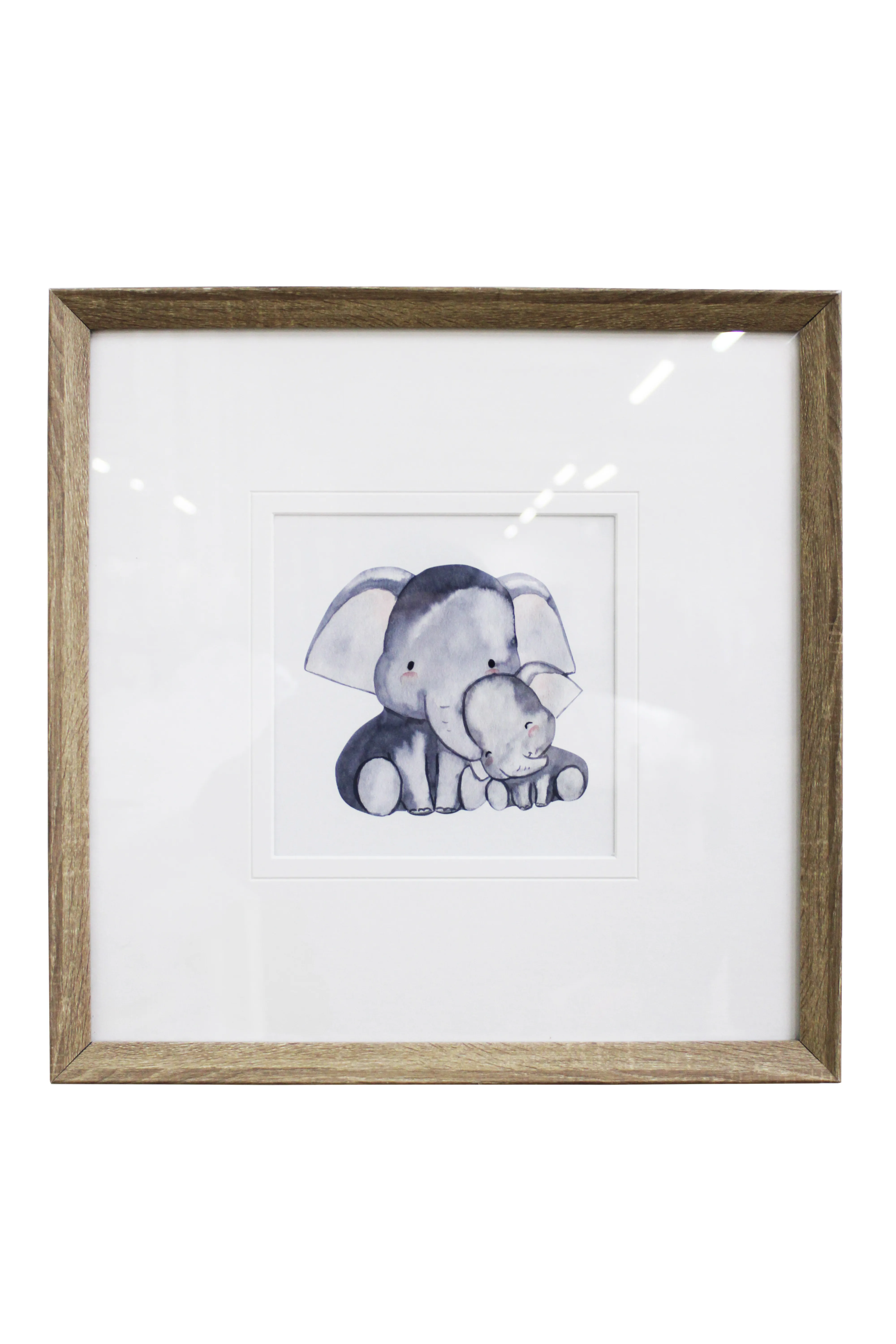 Elephant Family Kids Artwork - KAW442