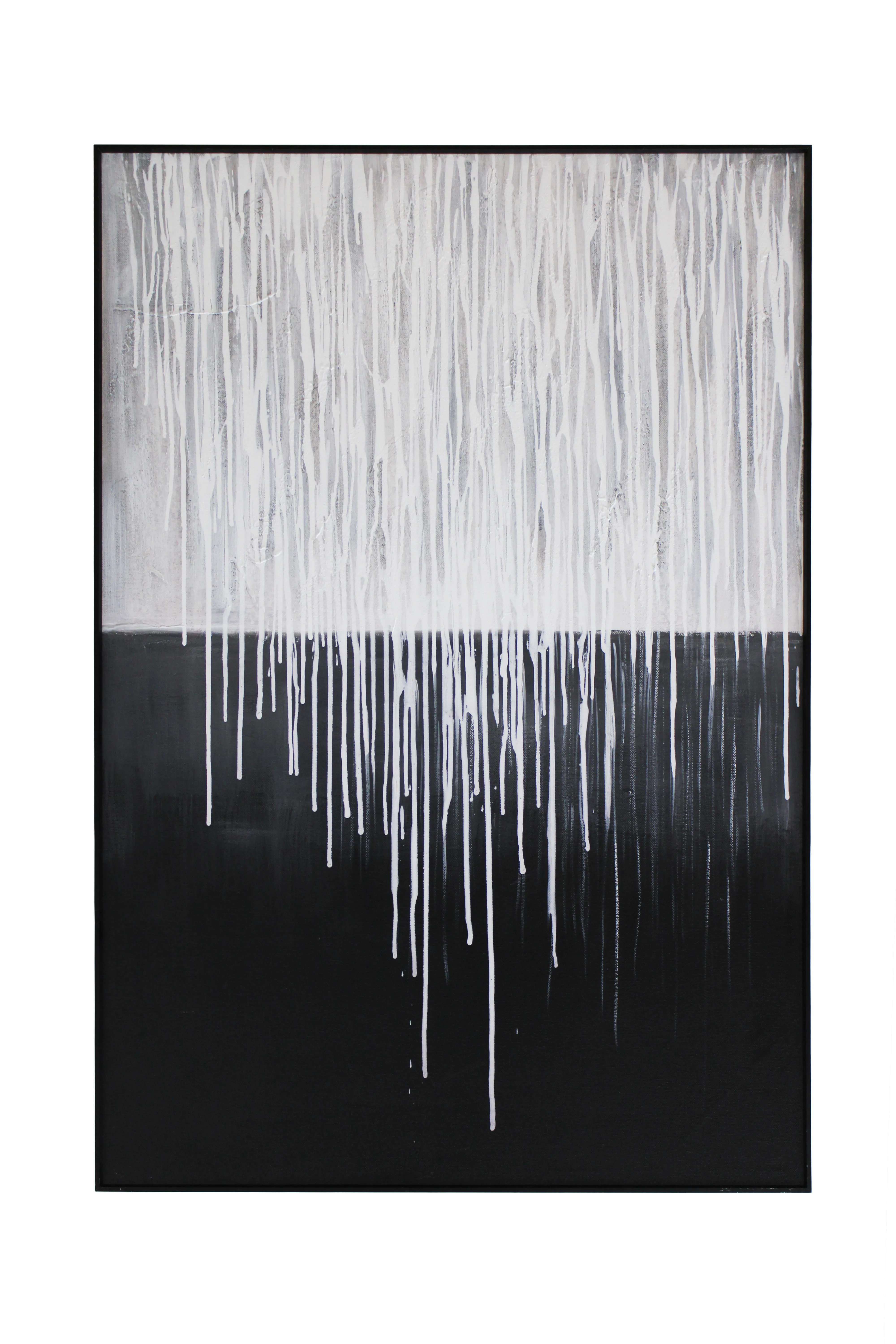 Monochrome Drip Artwork - AW344