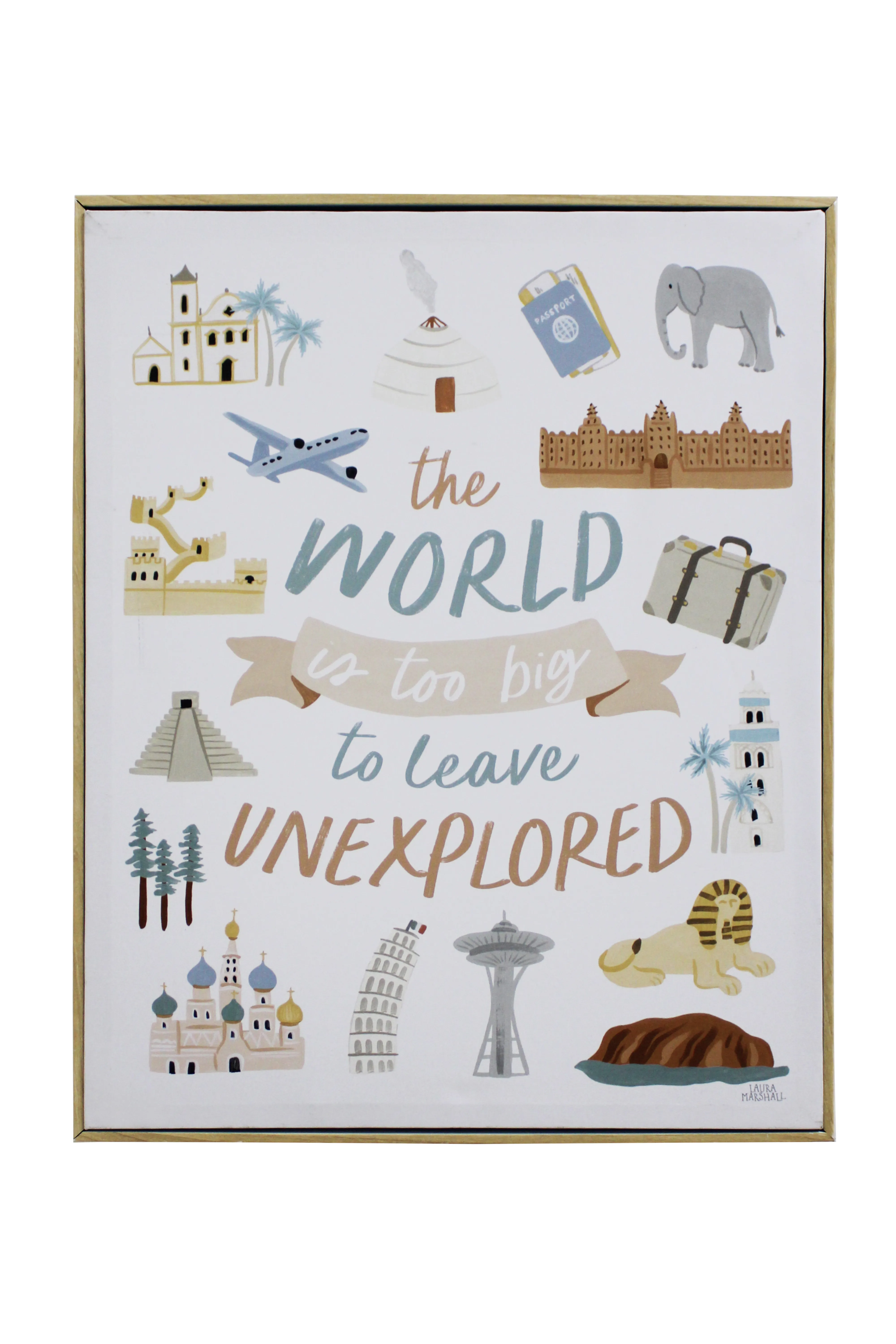 Wanderlust Dreams Kids Artwork - KAW120