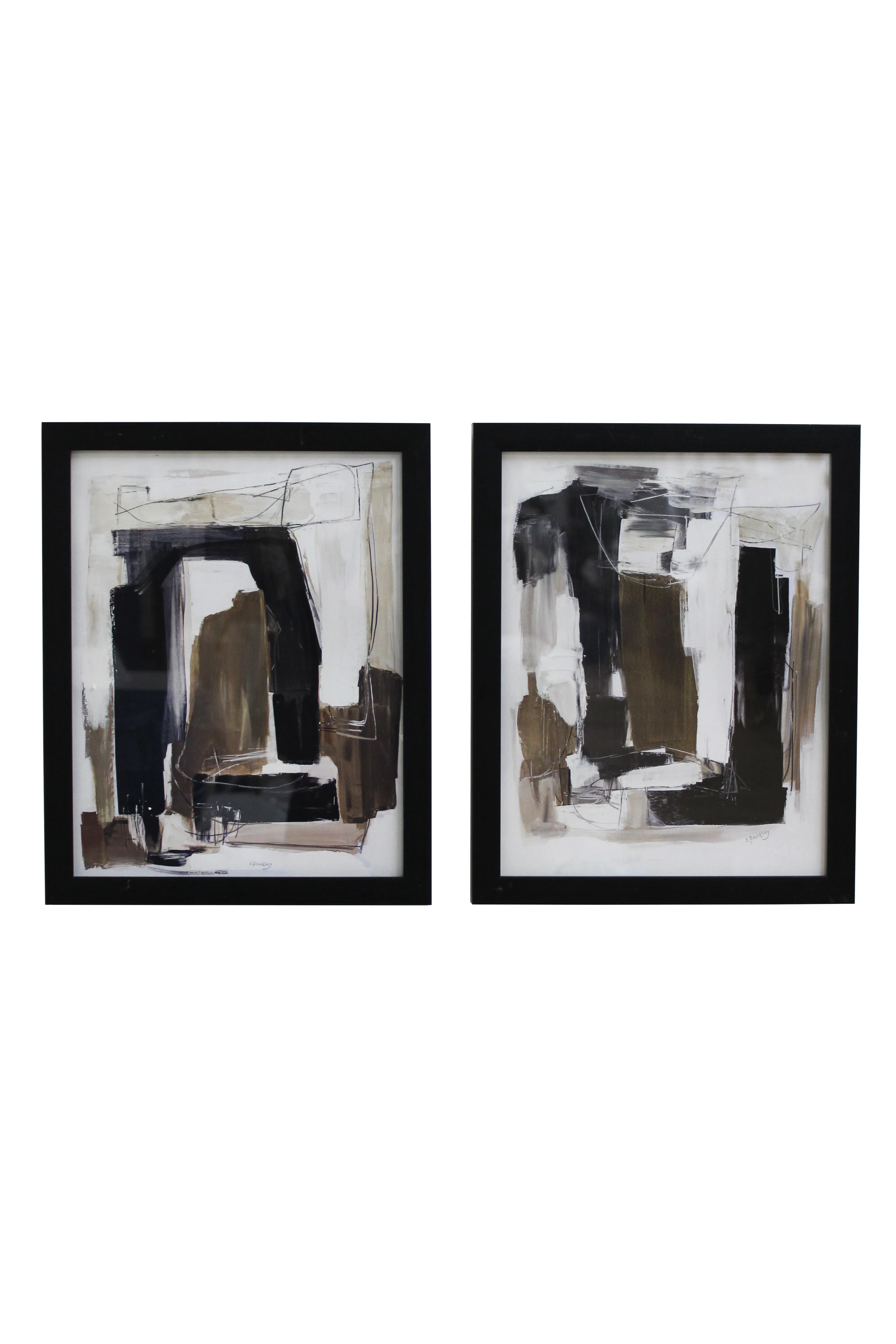 Abstract Shadows Artwork Set - BAW1115