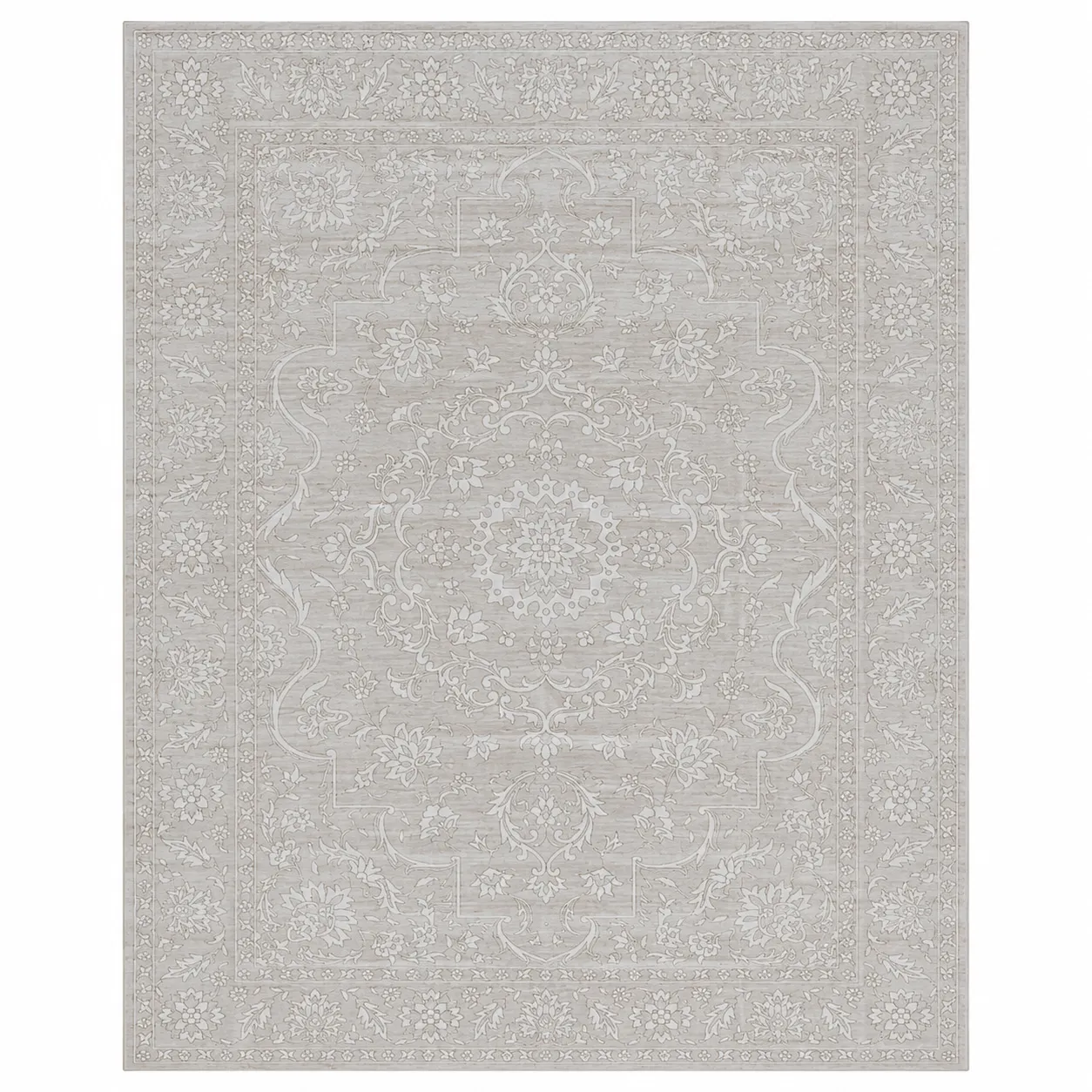 Ivory Garden Area Rug 6x9-RG46