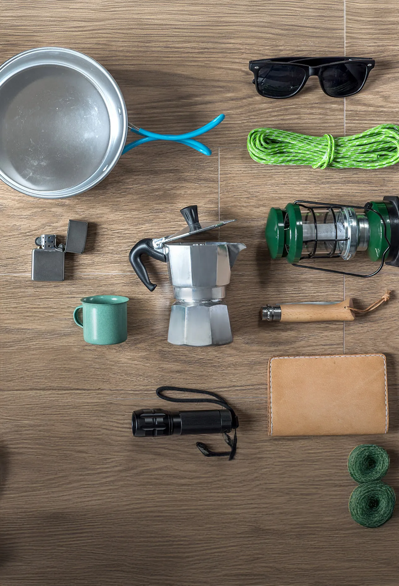 Équipement de camping à la carte