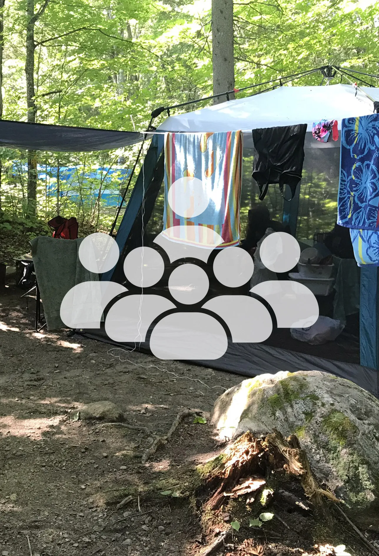 Équipement de camping pour 6 personnes