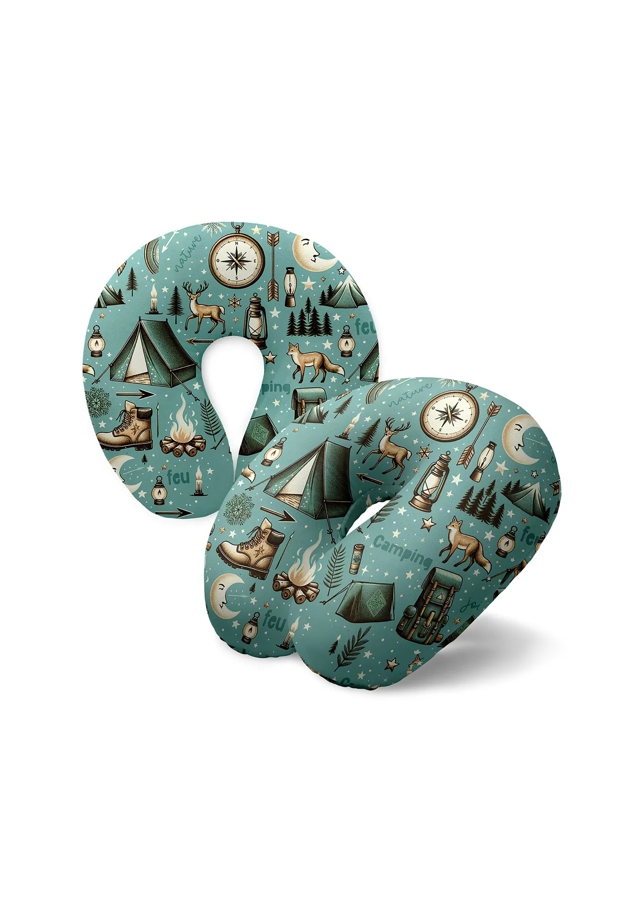 Coussin de voyage - Tous en tente !