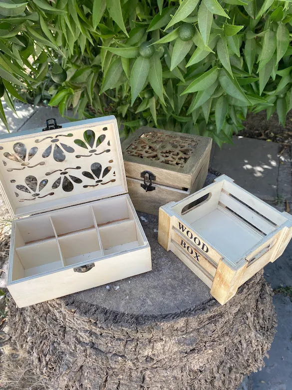 קופסת עץ קטנה