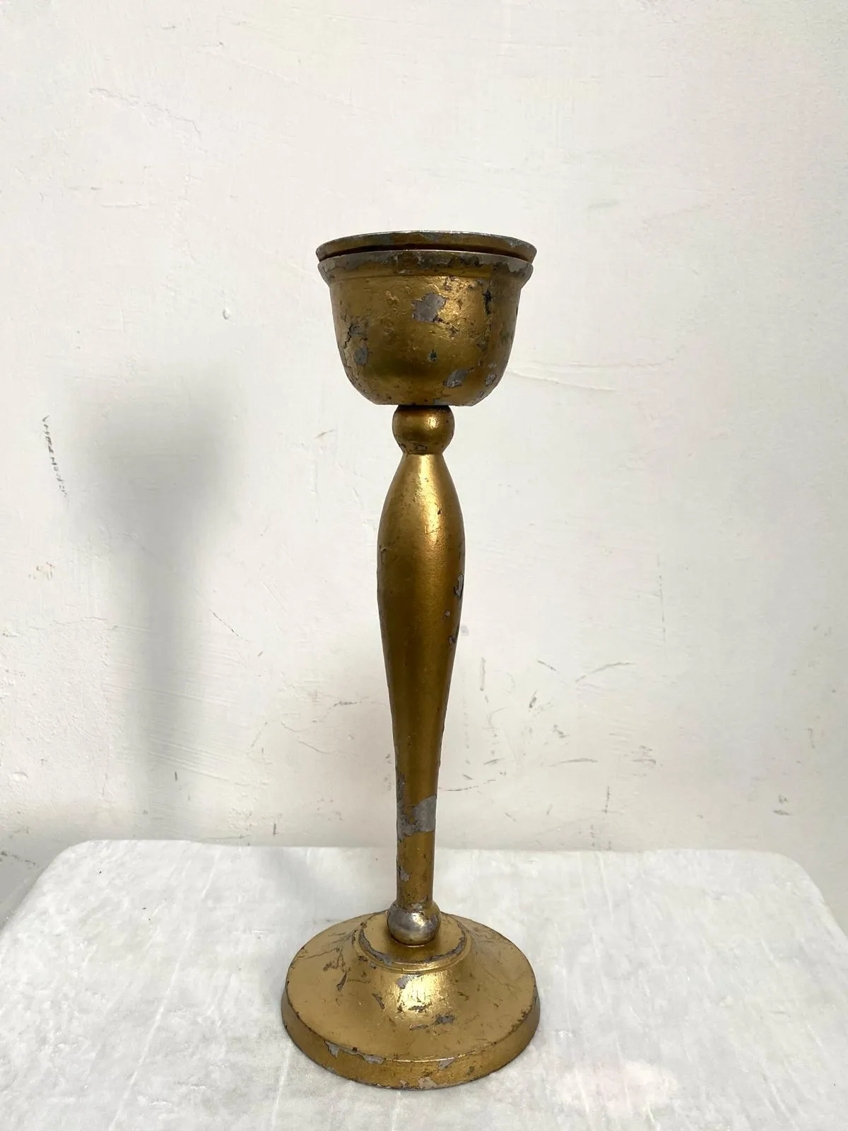 פמוט זהב וינטג' קטן (30-34 סמ)