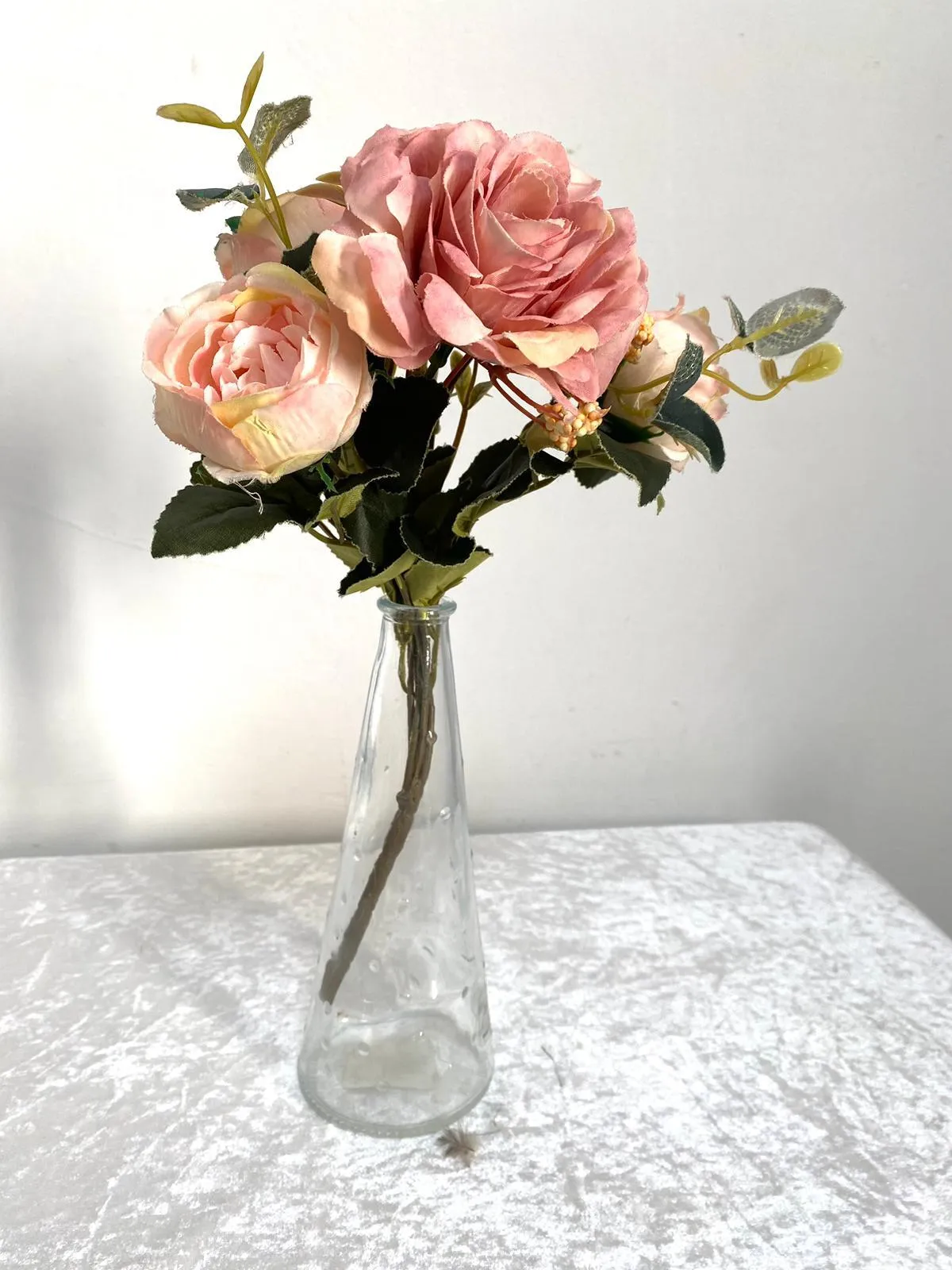 זר פרחים ורוד