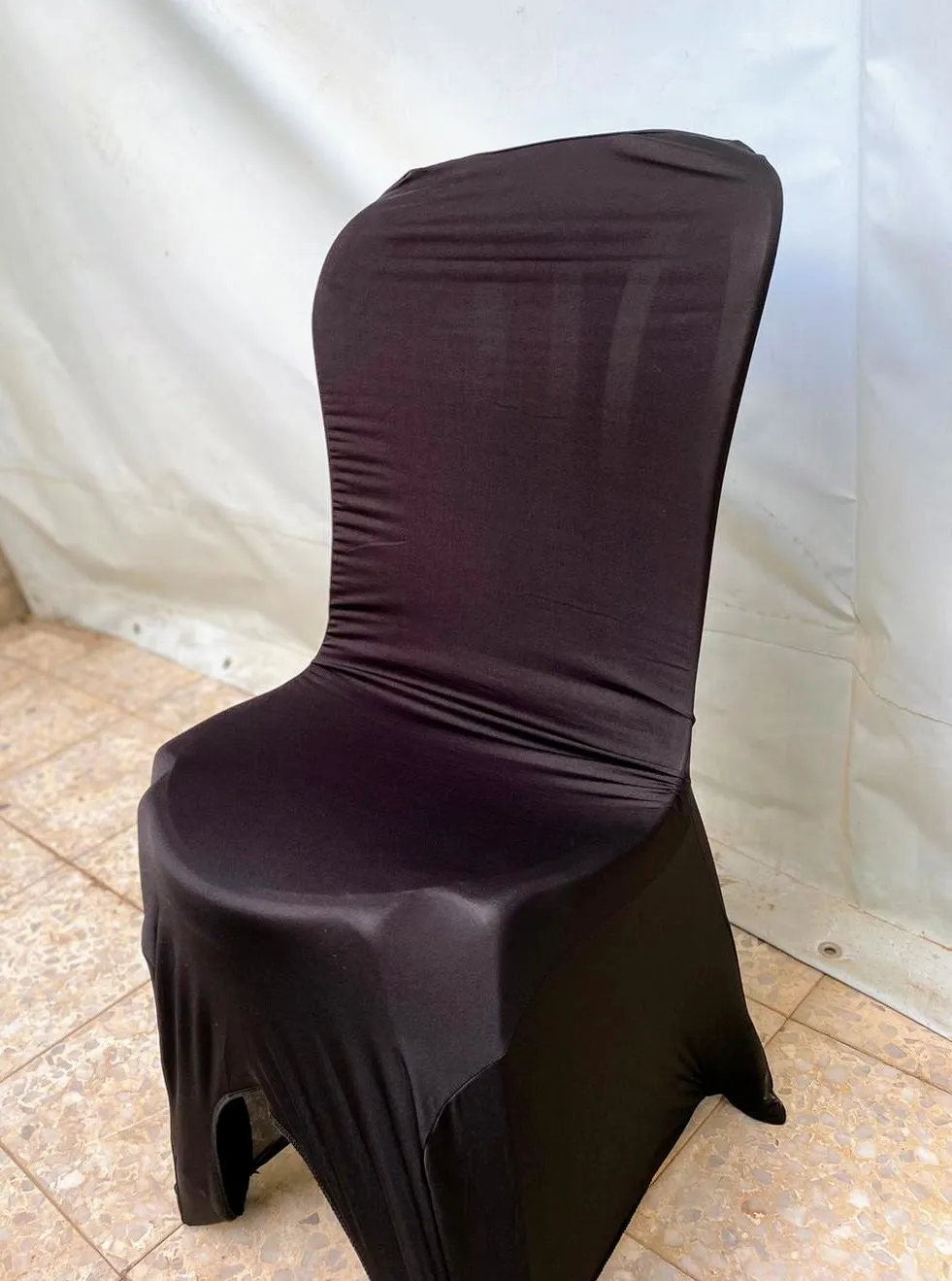 חבילת כיסוי כסא שחור- 20 כיסויים בחבילה