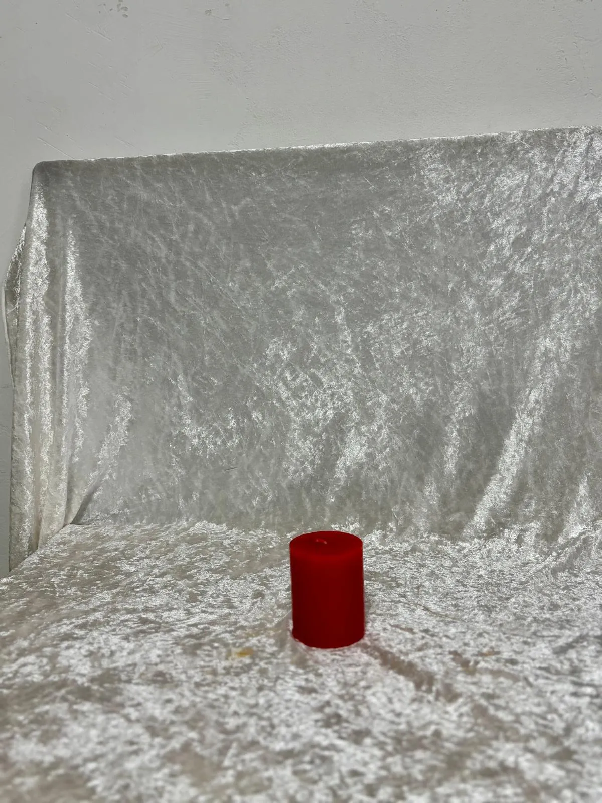 נר שעוה אדום