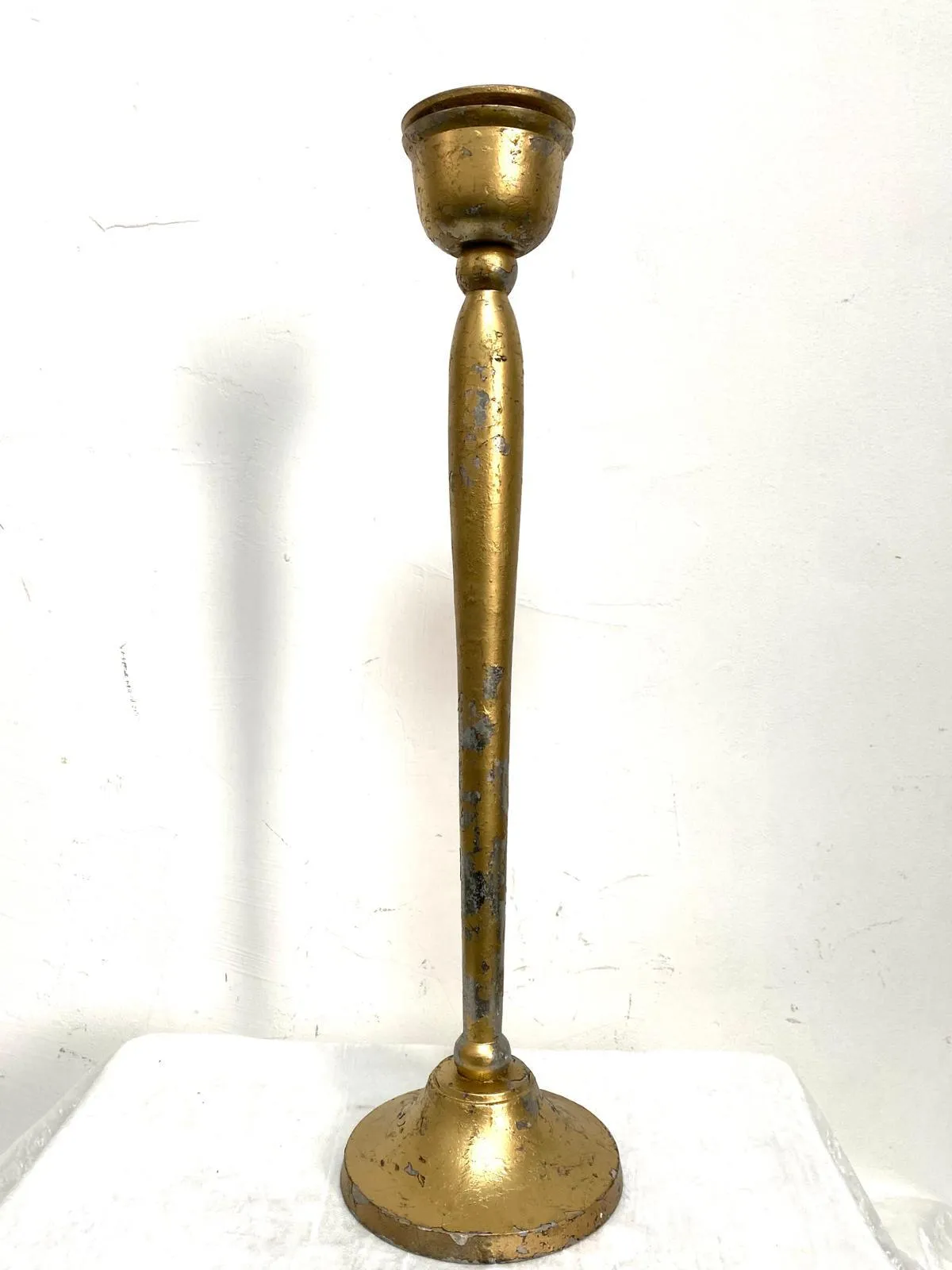 פמוט זהב וינטג' גדול (54 סמ')